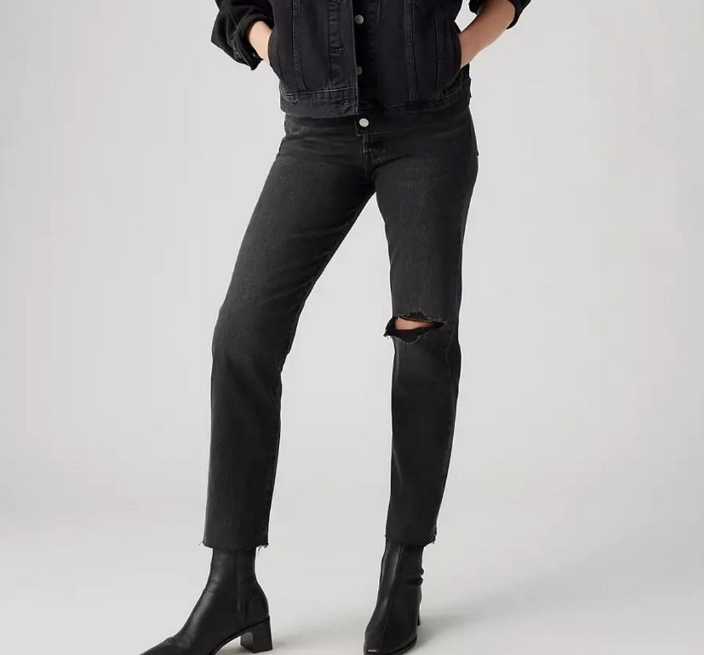 Levi's Levi's Wedgie Black Jean, Button Fly Size 26" / US 2 / IT 38 - 1 Thumbnail