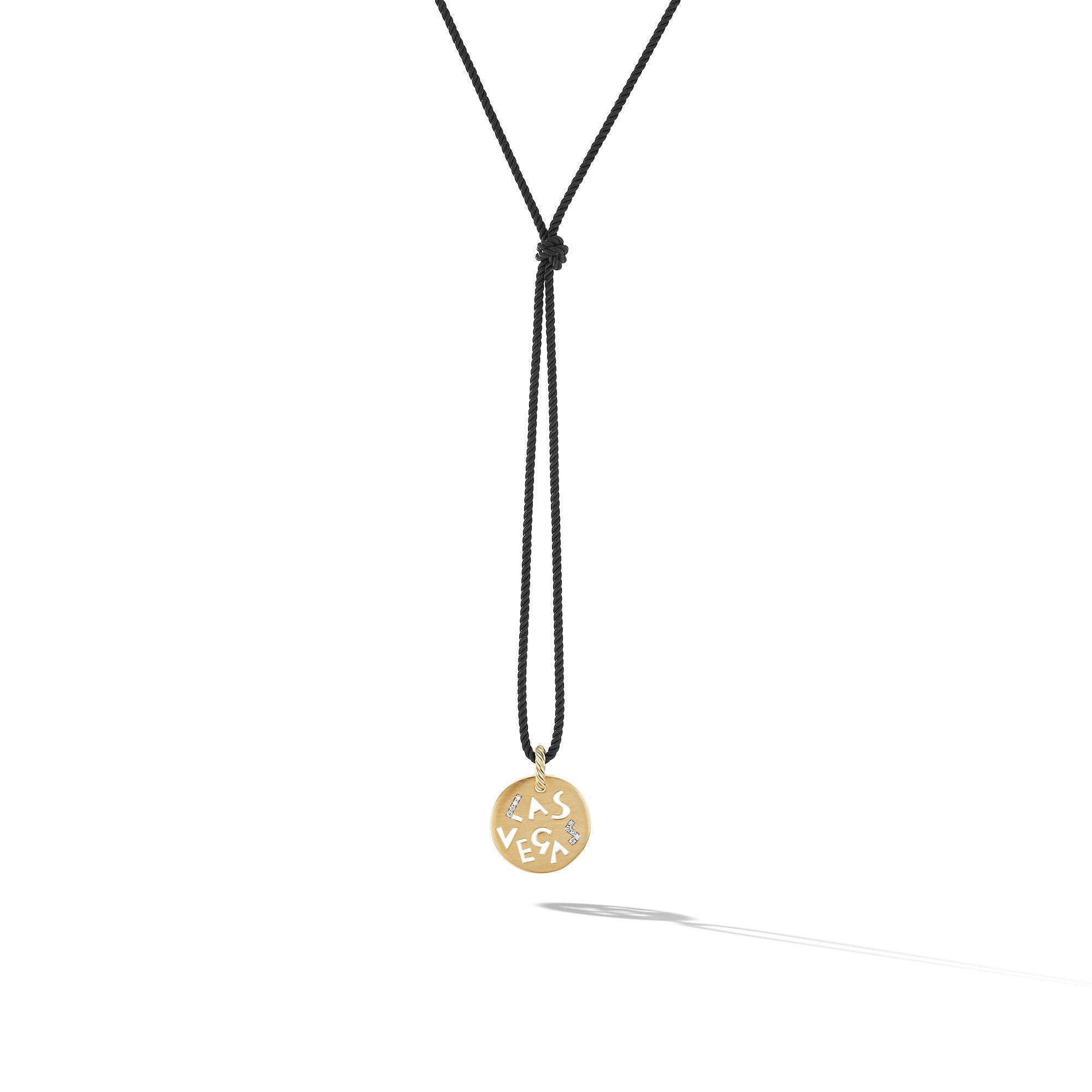 David Yurman o1w1db10325 Necklace in 18K Yellow Gold with Diamonds & 17mm Size ONE SIZE - 1 Thumbnail
