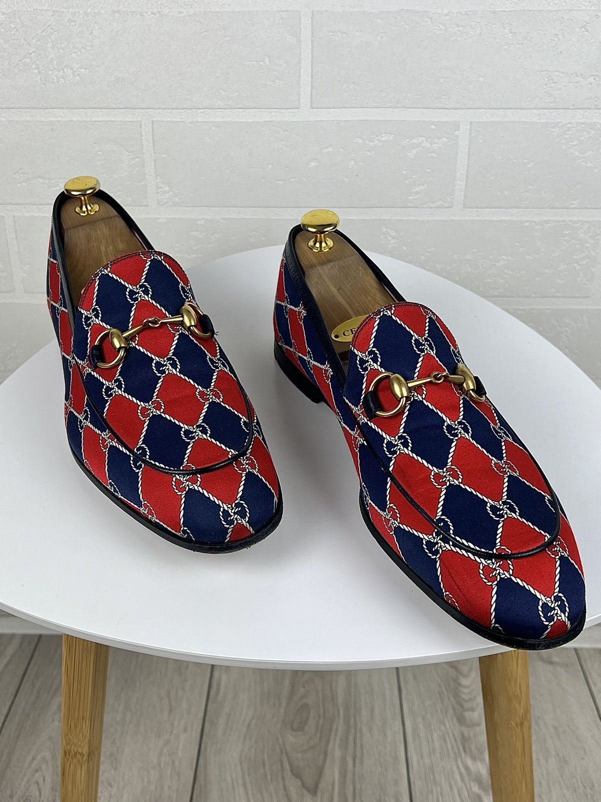 Gucci GUCCI Loafers Leather Shoes Jordaan Horsebit GG Monogram Size US 9 / EU 42 - 6 Thumbnail
