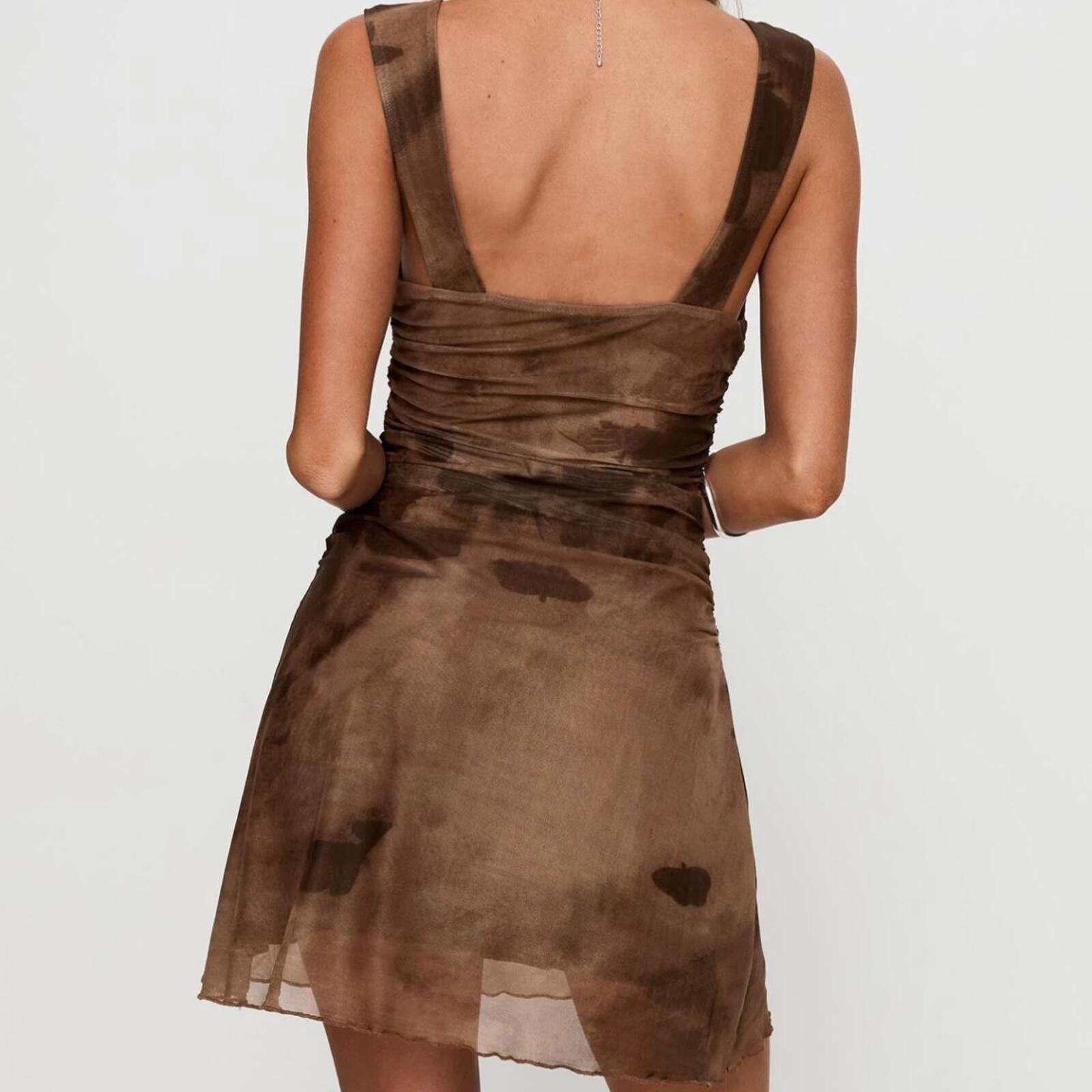 Other Princess Polly Force Of Nature Mesh Mini Dress Multi Size XS / US 0-2 / IT 36-38 - 7 Thumbnail