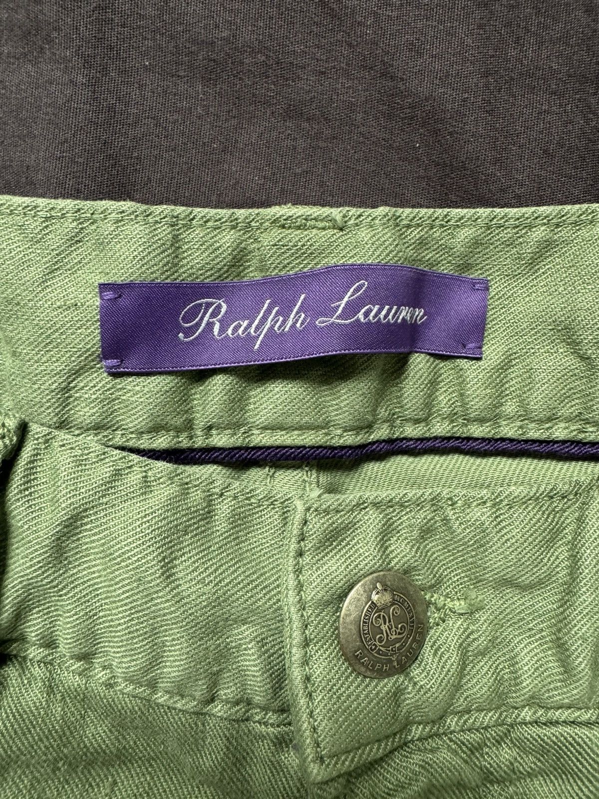 Ralph Lauren × Ralph Lauren Purple Label Ralph Lauren Purple Label Green Slim Fit Denim Size US 32 / EU 48 - 2 Thumbnail