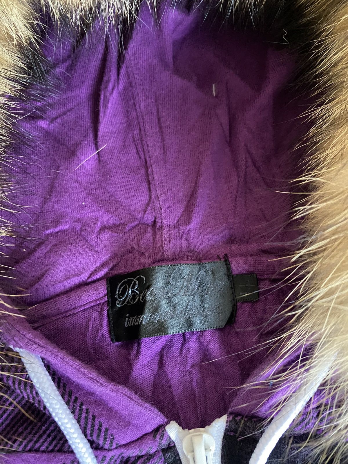 If Six Was Nine 💸BINDINGOFFER💸Beaumere Plaid Furhoodie Kmrii Goa Styled Size US L / EU 52-54 / 3 - 3 Thumbnail