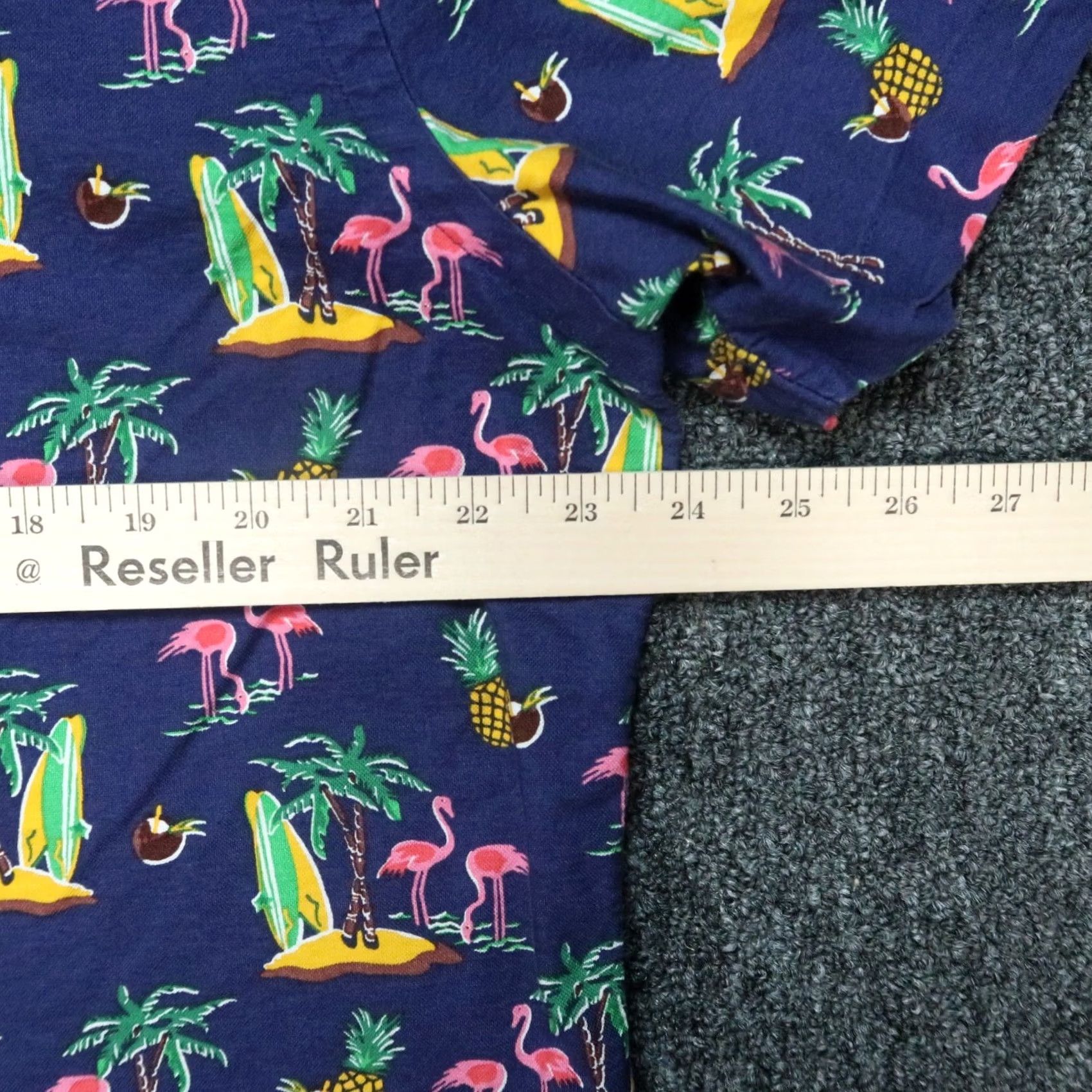 Ralph Lauren Ralph Lauren Shirt Men Large Blue Classic Button-Up Smoking Flamingo? Size US L / EU 52-54 / 3 - 6 Thumbnail