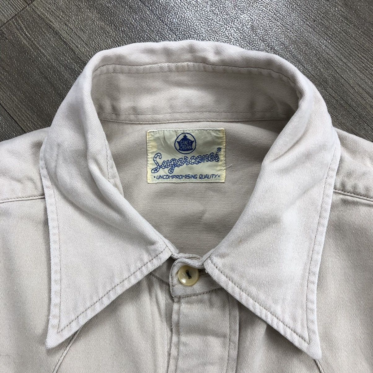 Japanese Brand × Sugar Cane × Toyo Enterprises 1990s Sugar Cane Toyo Enterprise Chambray Western Shirt Size US M / EU 48-50 / 2 - 7 Thumbnail