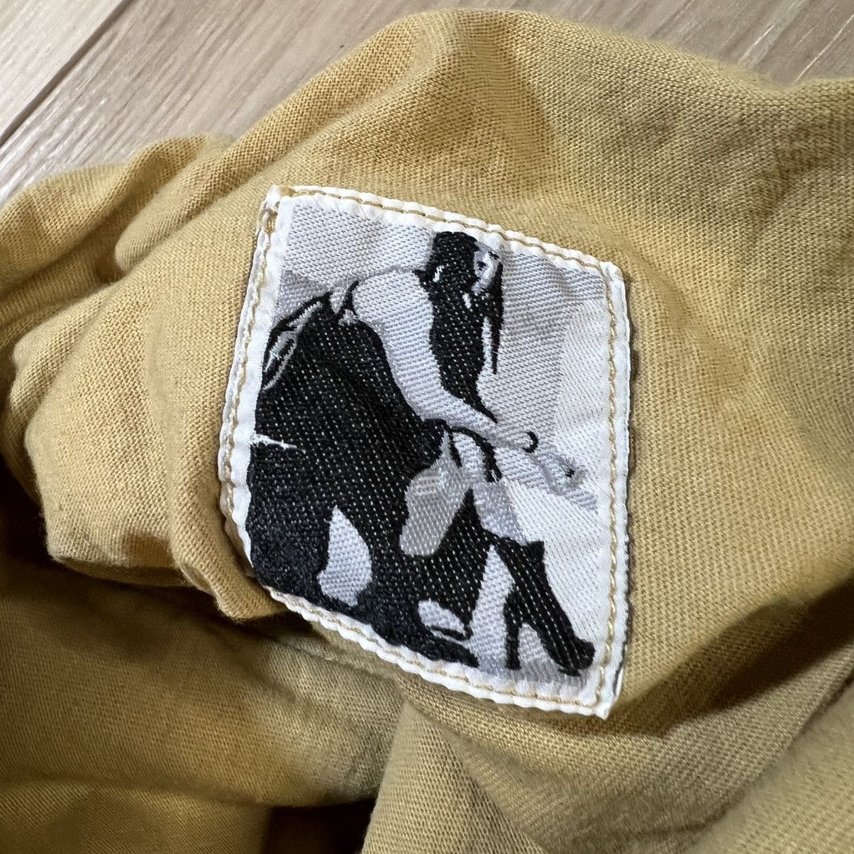 Rick Owens Rick Owens DRKSHDW Wide Creatch Cargo Sweatpants Mustard Size US 32 / EU 48 - 9 Thumbnail