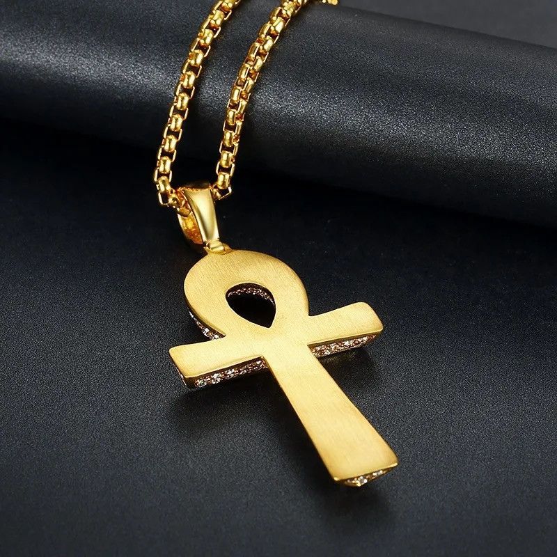 Jewelry Egyptian Cross Pendant Necklace Size ONE SIZE - 3 Thumbnail