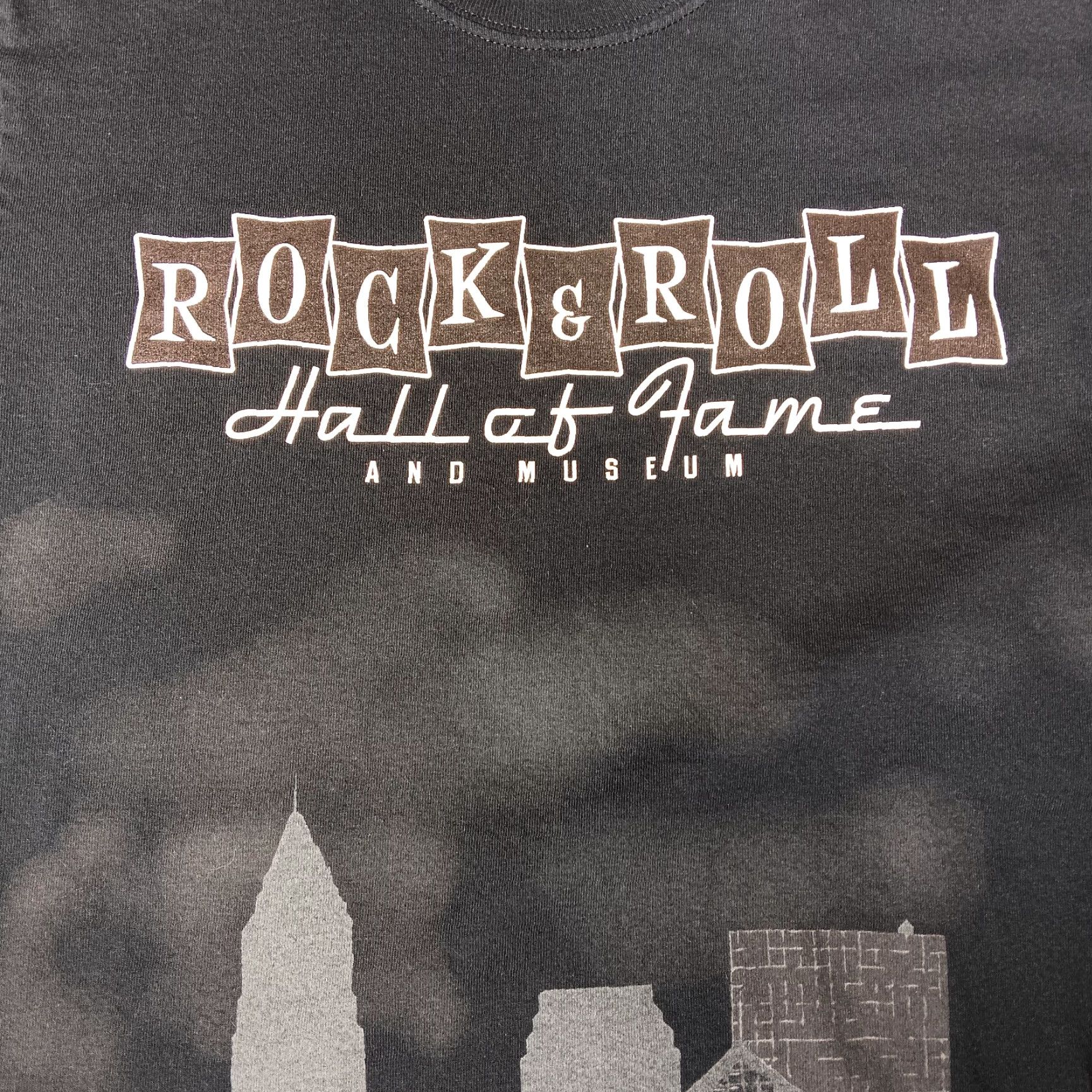 Vintage Rock n Roll Hall of Fame Museum Shirt Adult Small Black Inductees 2012 Men Size US S / EU 44-46 / 1 - 4 Thumbnail