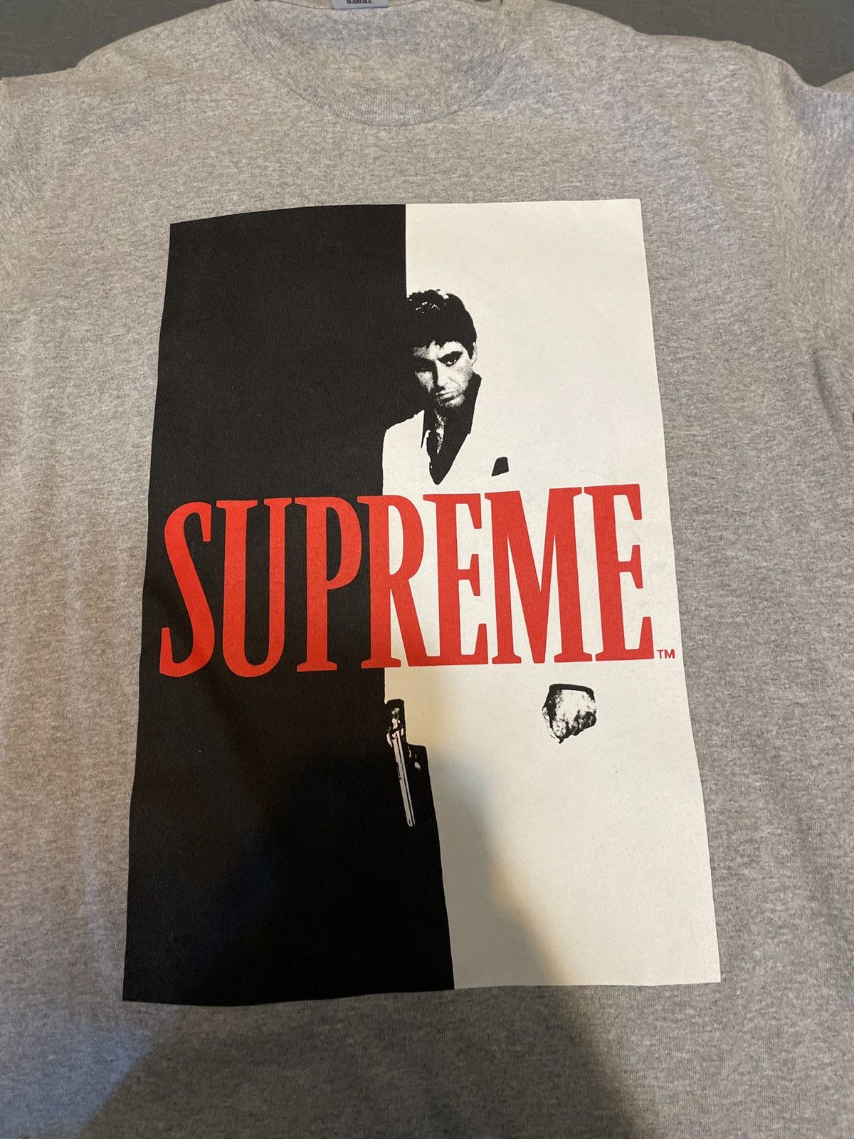 Supreme Tシャツ scarface 黒 Supreme Scarface Split Tee Black FW17 Size Large | eBay