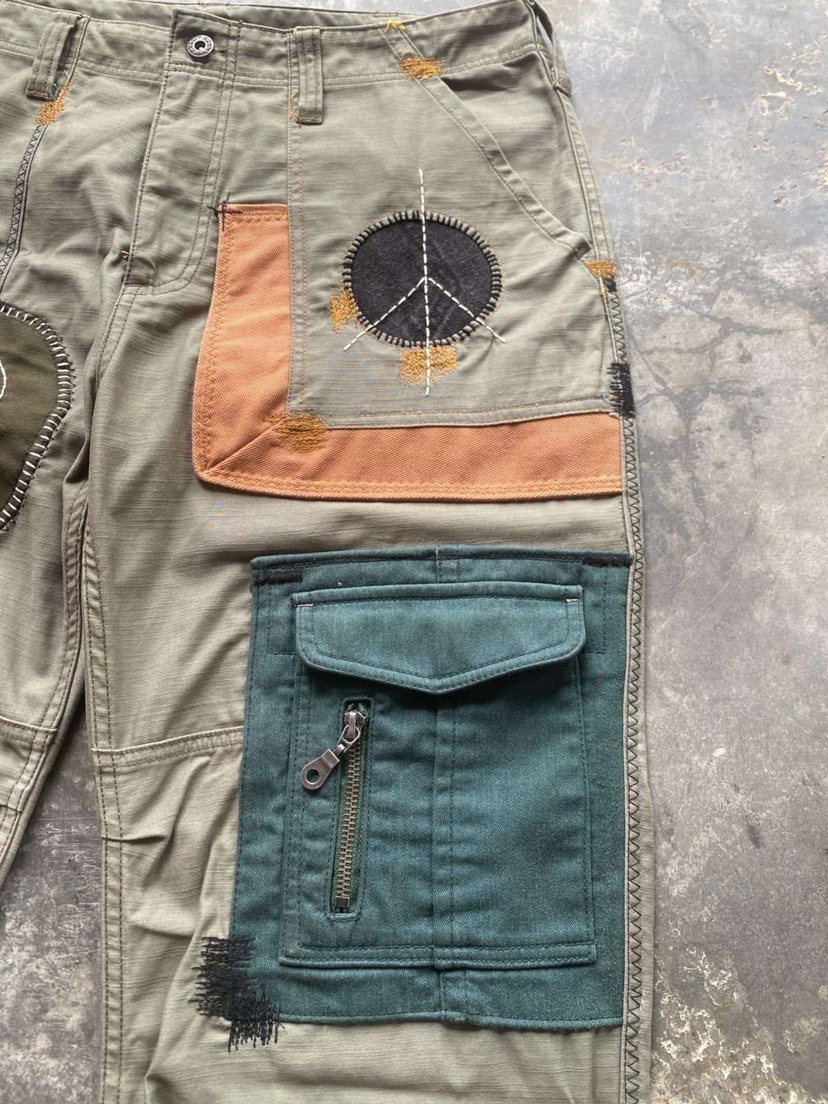 Kapital Repaired Patchwork Army Pant KAPITAL GREG LAUREN STYLE Size US 33 - 2 Thumbnail