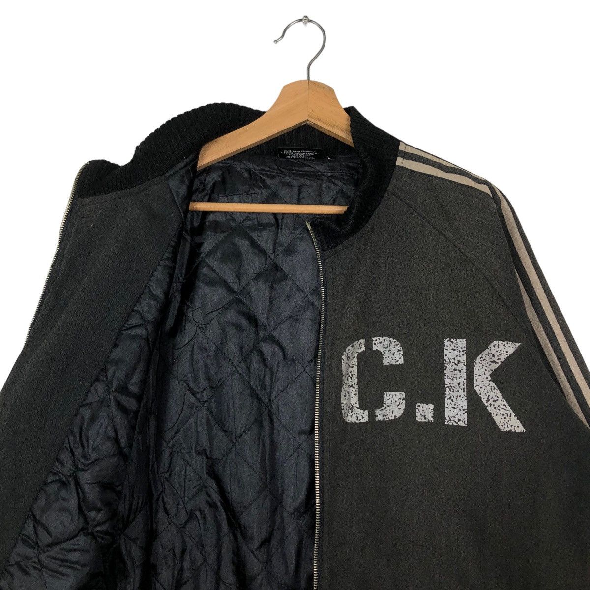 Japanese Brand 🔥BACK Big Logo Spell Out Bomber Jacket Streetwear Biker Size US M / EU 48-50 / 2 - 9 Thumbnail