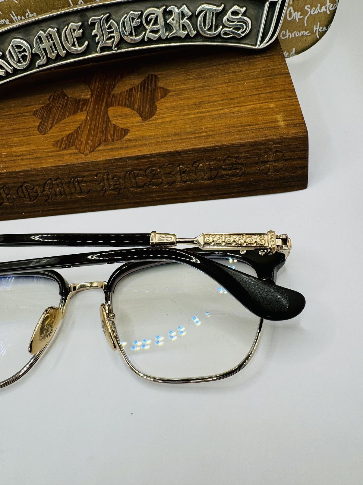 Chrome Hearts Chrome Hearts Vertical Smile 2 Glasses Size ONE SIZE - 6 Thumbnail