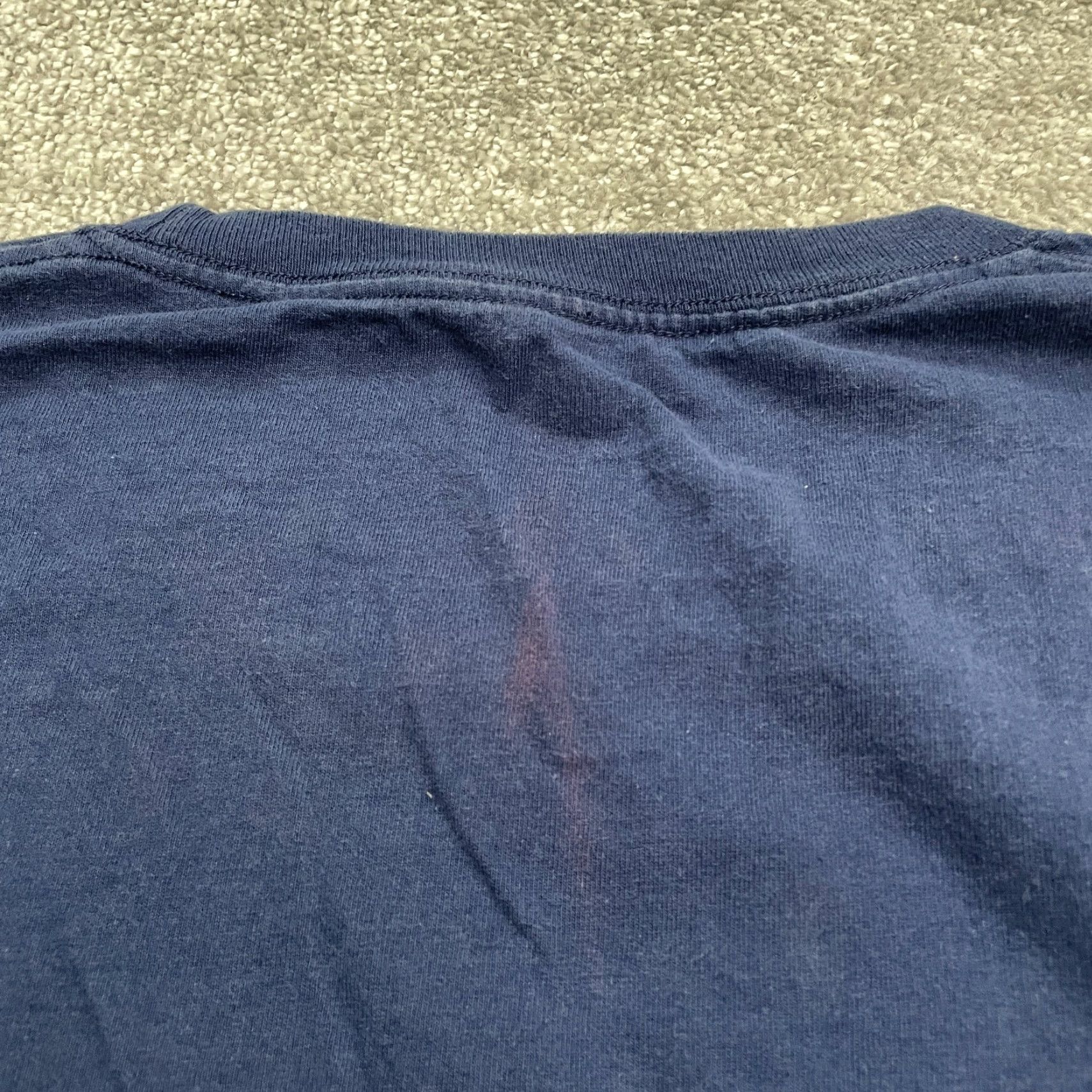 Hanes VINTAGE Hanes TAGLESS Long Sleeve Shirt Men 2XL Navy Blue Crew Neck Logo Auburn University Shirts Mens 2XL Blue Size US XXL / EU 58 / 5 - 7 Thumbnail