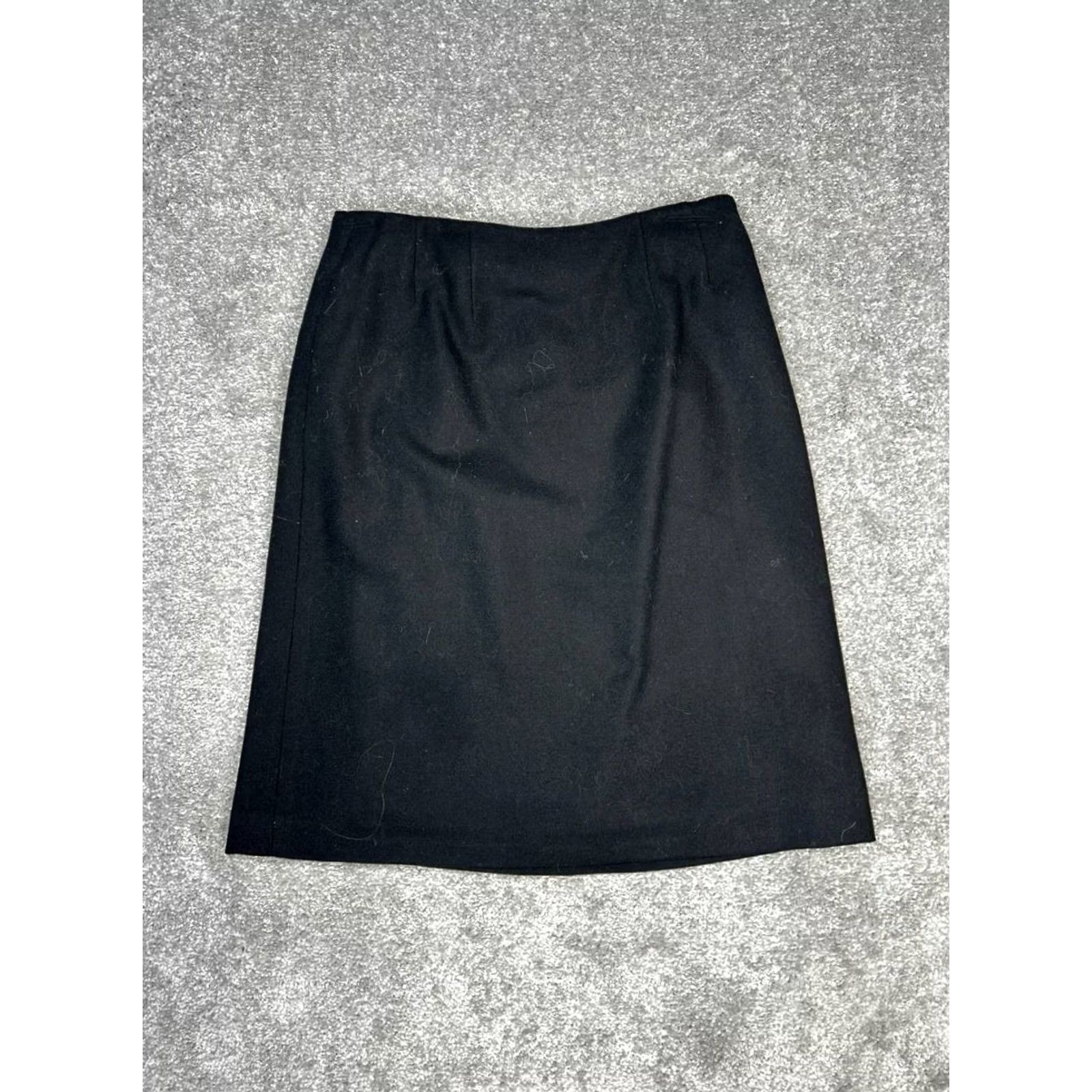 Eddie Bauer Eddie Bauer Womens Skirt Black A Line Wool Lined Size 4 The Original Outfitter Size 27" / US 4 / IT 40 - 2 Thumbnail