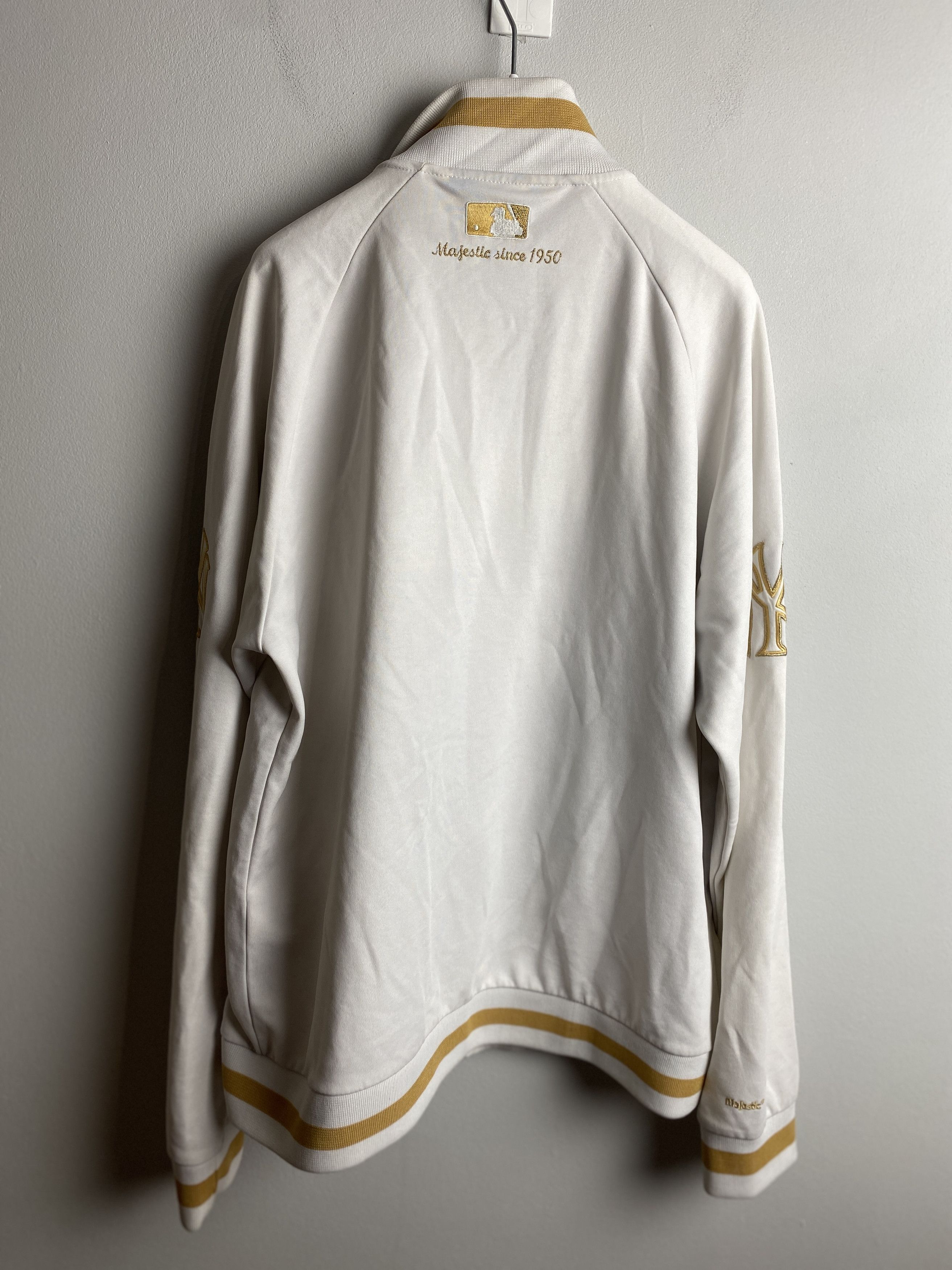 Majestic × New York Yankees Majestic New York Yankees 62 zip-up sweatshirt y2k 00s Size US XL / EU 56 / 4 - 7 Thumbnail