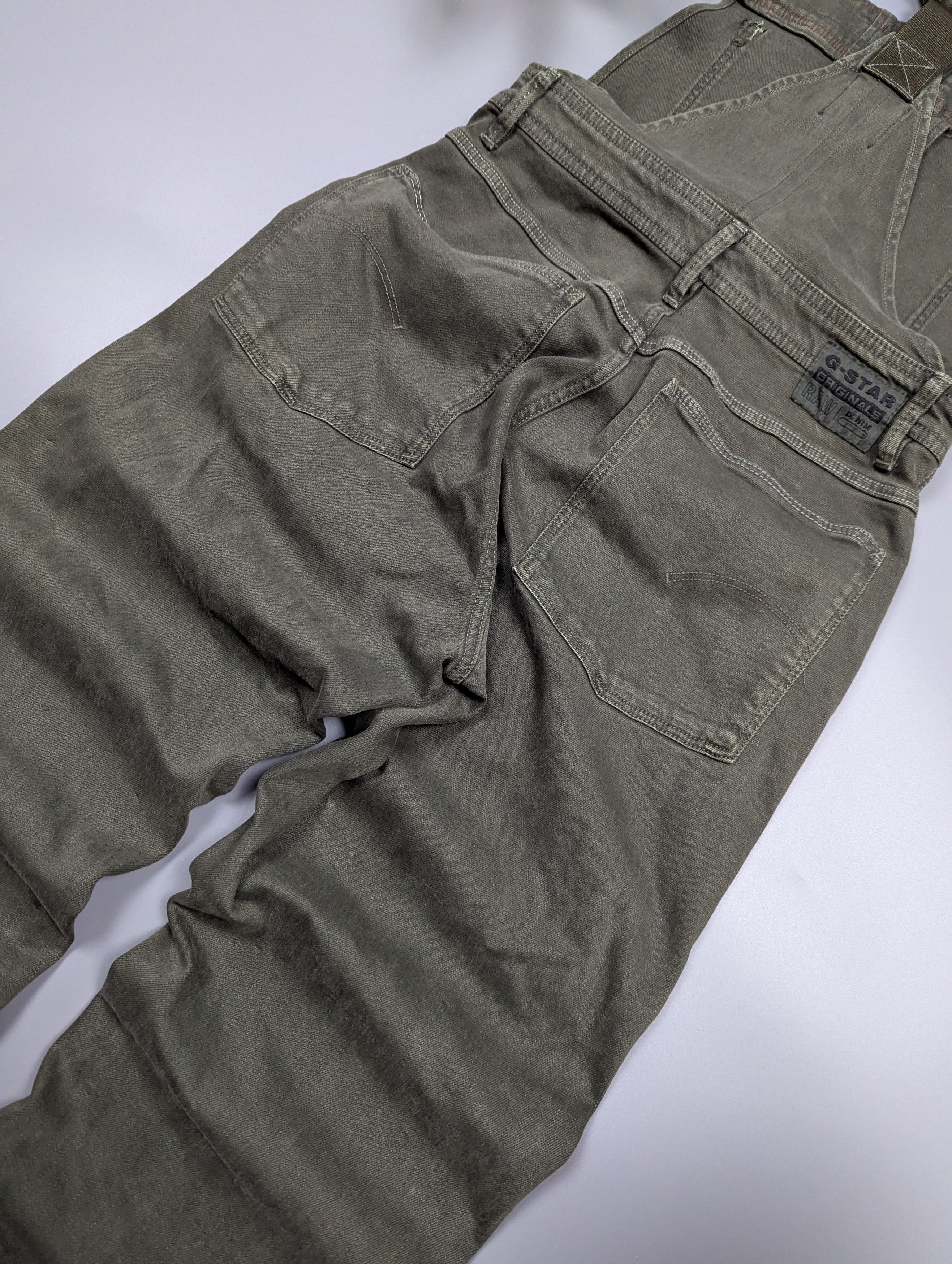 G-Star G-Star RAW Women’s Slim Olive Green Denim Dungaree Jumpsuit Size 27" / US 4 / IT 40 - 21 Thumbnail