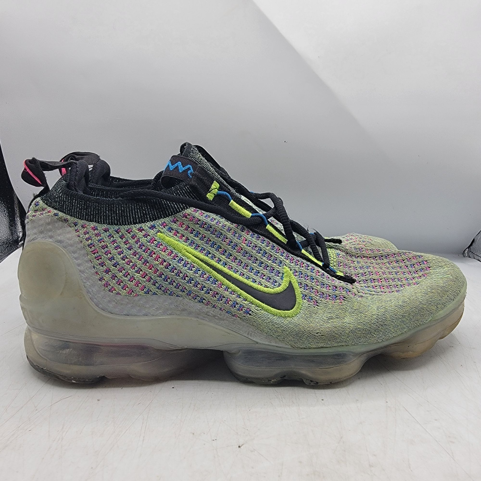 Nike Nike Air Vapormax 2022 Flyknit Womens 8.5 Volt Photo Blue Sn Size US 8.5 / IT 38.5 - 13 Thumbnail