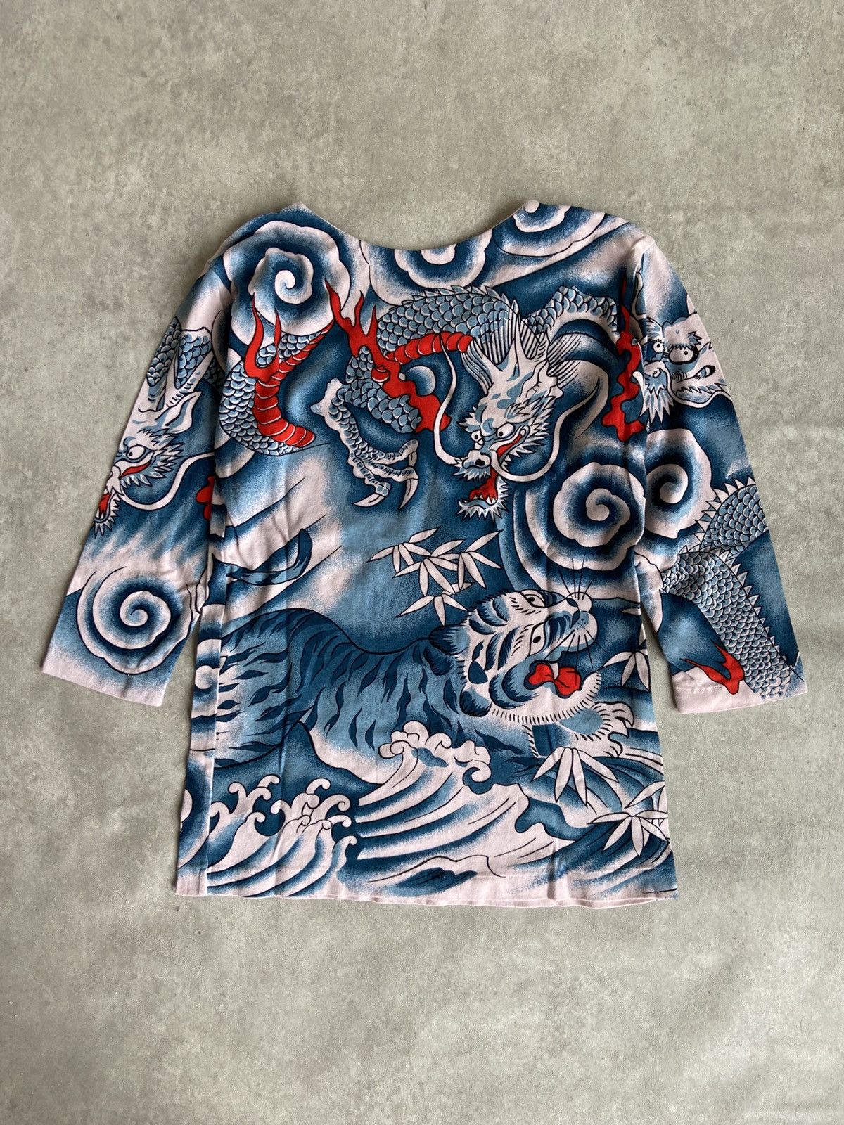 Beauty Beast × If Six Was Nine × Japanese Brand Japanese Dragon 90s AOP Raglan Kimono Dragon Style Size US M / EU 48-50 / 2 - 8 Thumbnail