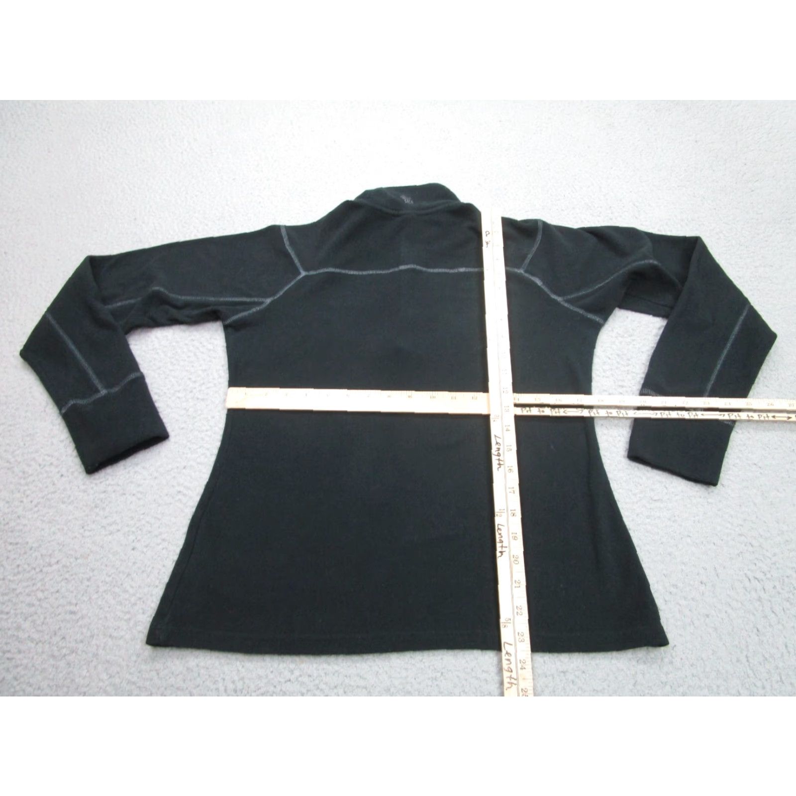 Mountain Hardwear Mountain Hardwear Sweater Womens Medium Black Zip Fleece Pullover Jacket Ladies Size M / US 6-8 / IT 42-44 - 7 Thumbnail