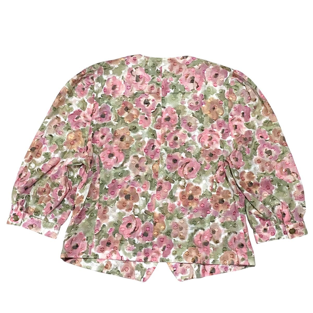 Japanese Brand 🔥RARE🔥 Kenzo watanabe atelier floral mesh top Size S / US 4 / IT 40 - 3 Thumbnail