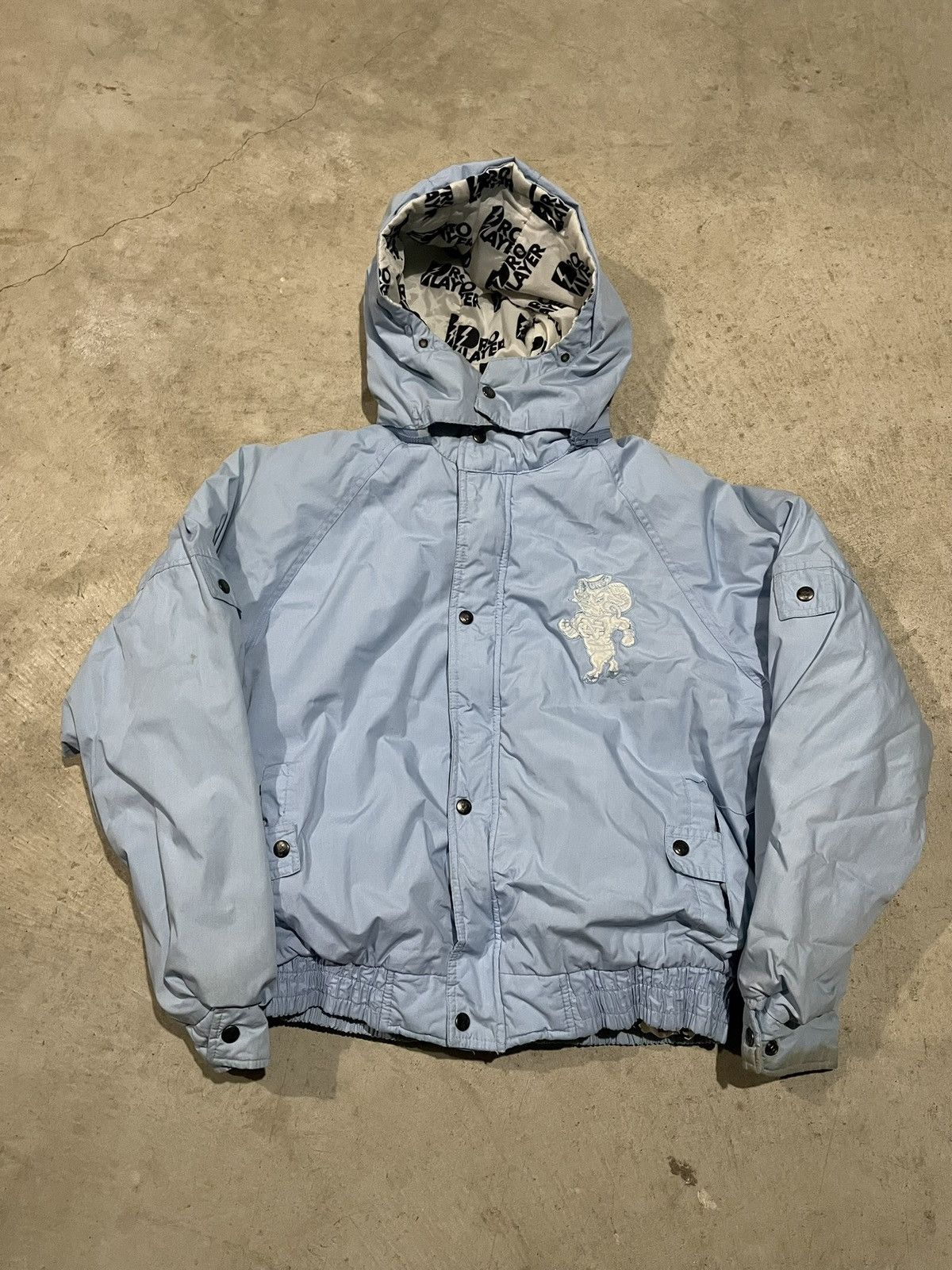 Vintage Pro Player Rameses UNC Puffer Jacket