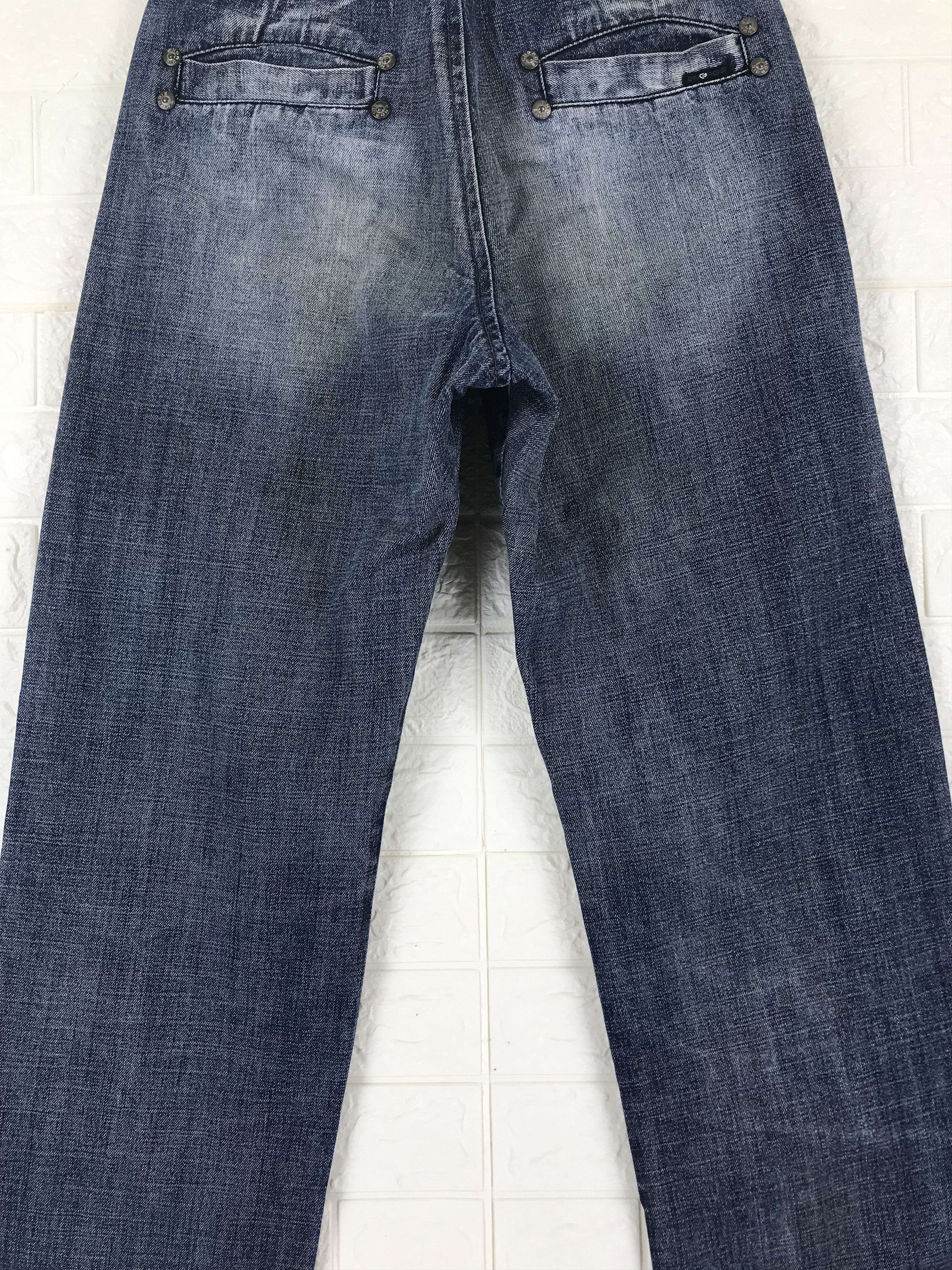 Energie Energie x Sixty Baggy Jeans Wide Leg Denim Size US 30 / EU 46 - 7 Thumbnail