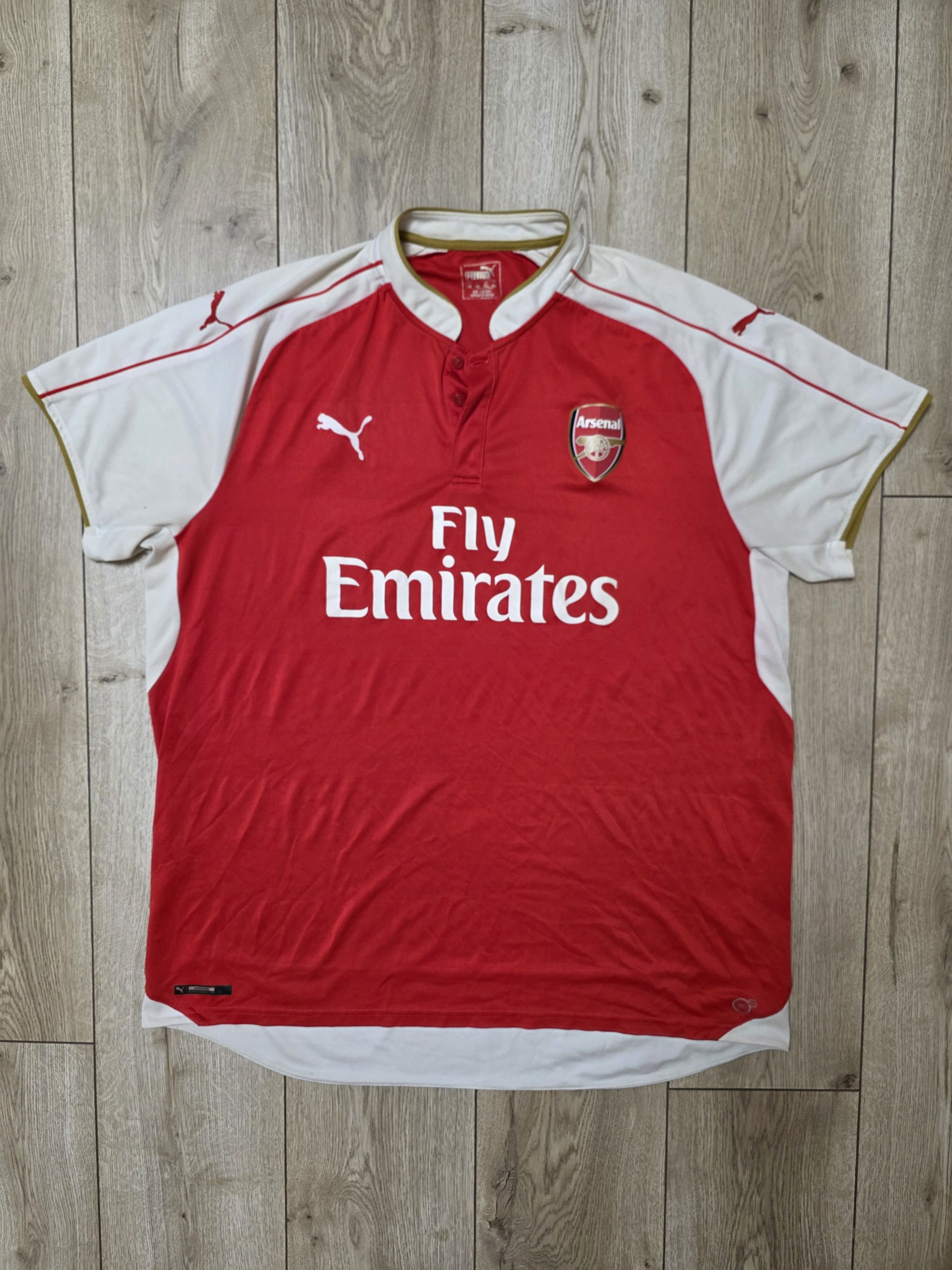 Puma ARSENAL 2015 2016 HOME FOOTBALL SHIRT SOCCER JERSEY Size US XXL / EU 58 / 5 - 1 Thumbnail