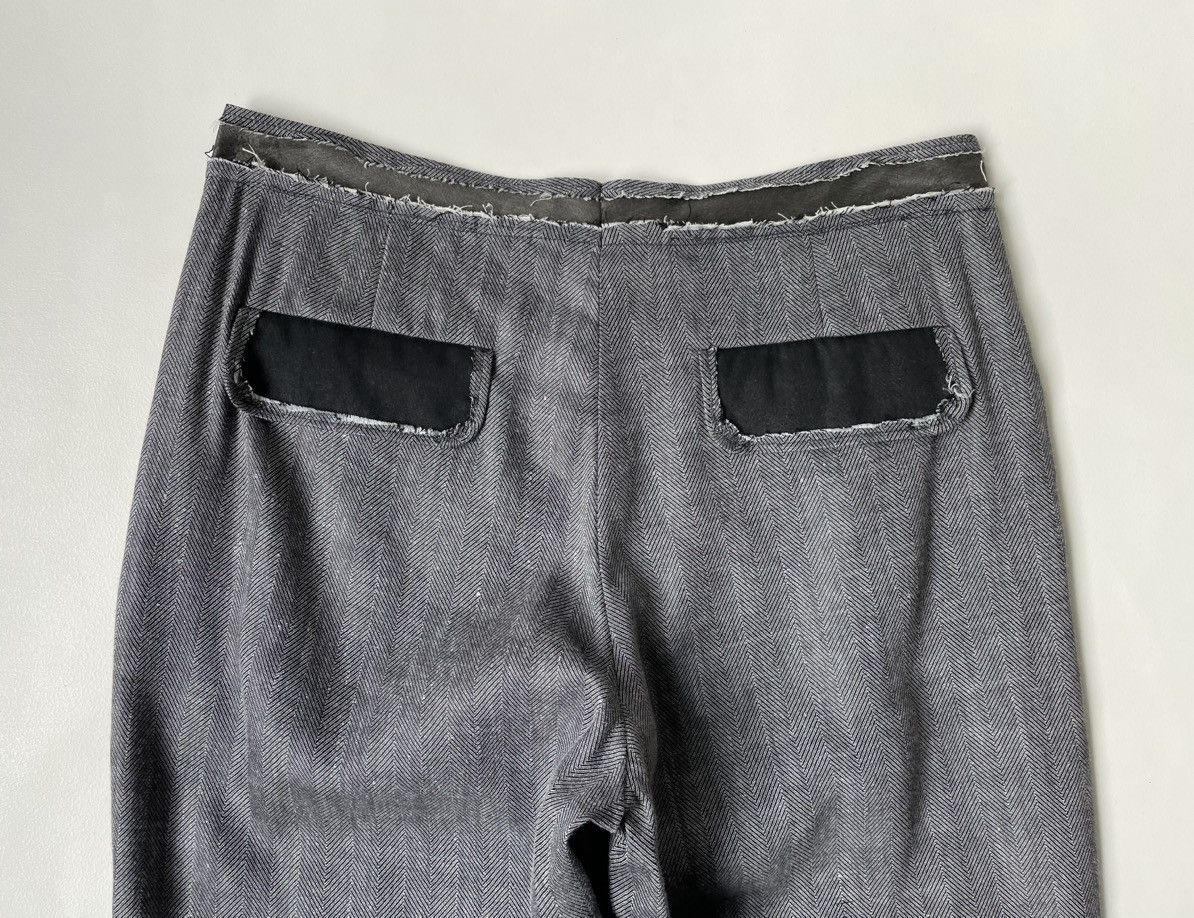 Maison Margiela S/S 05 Cut Out Waist Band Trousers Size 28" / US 6 / IT 42 - 13 Thumbnail