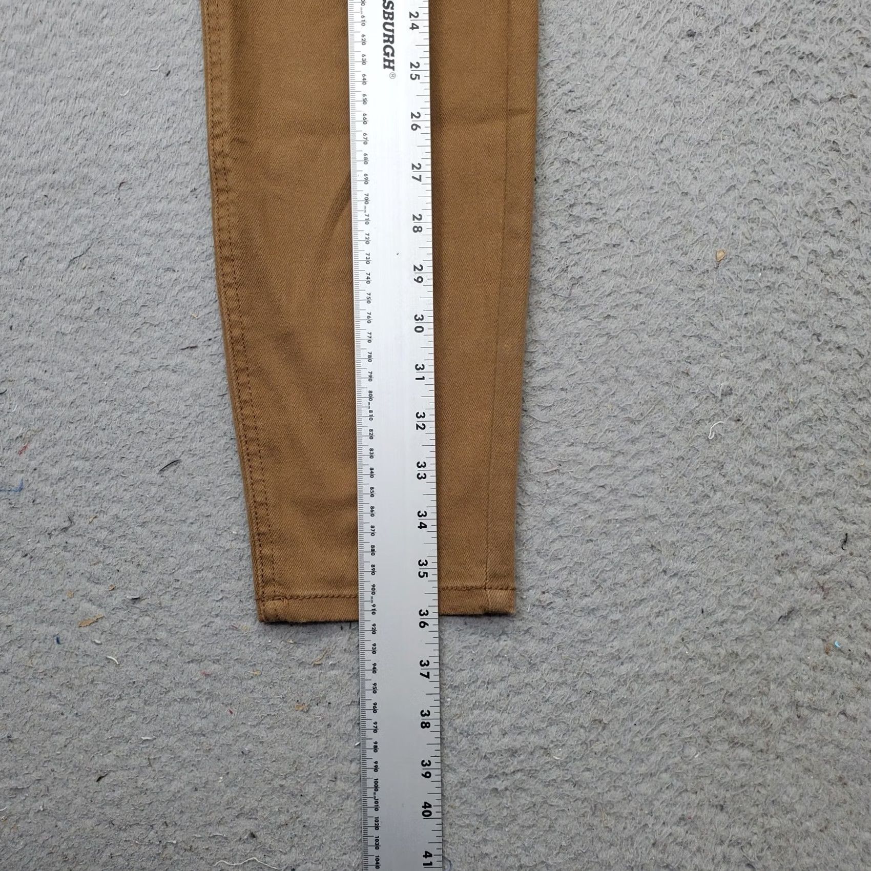 Vintage Vanilla Star Cargo Pants Womens 27/5 Tan Cotton Blend Classic Tapered Leg Size 27" / US 4 / IT 40 - 3 Thumbnail