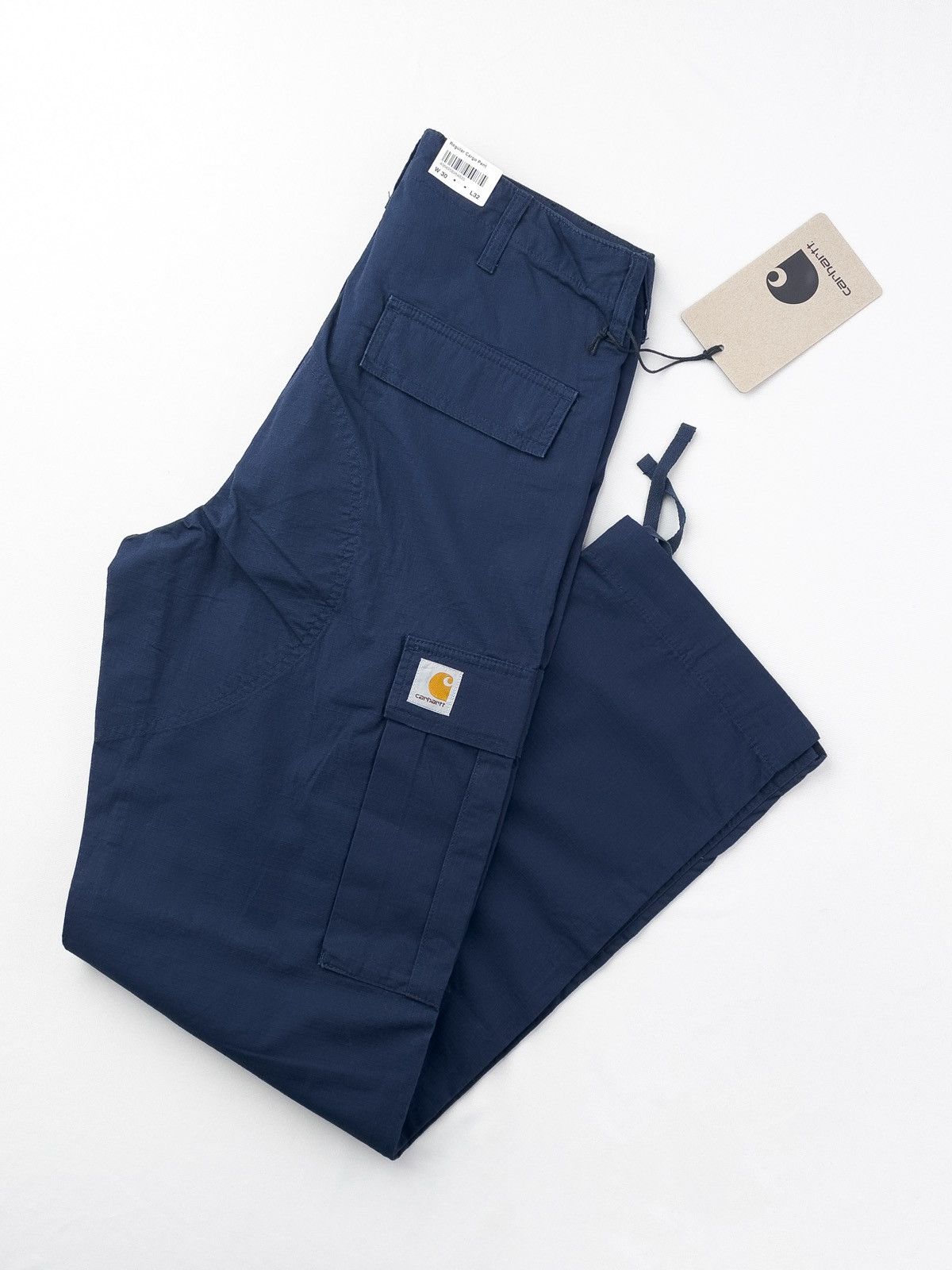 Carhartt Wip Carhartt WIP regular cargo pants, air force blue, size 30x32 Size US 30 / EU 46 - 3 Thumbnail