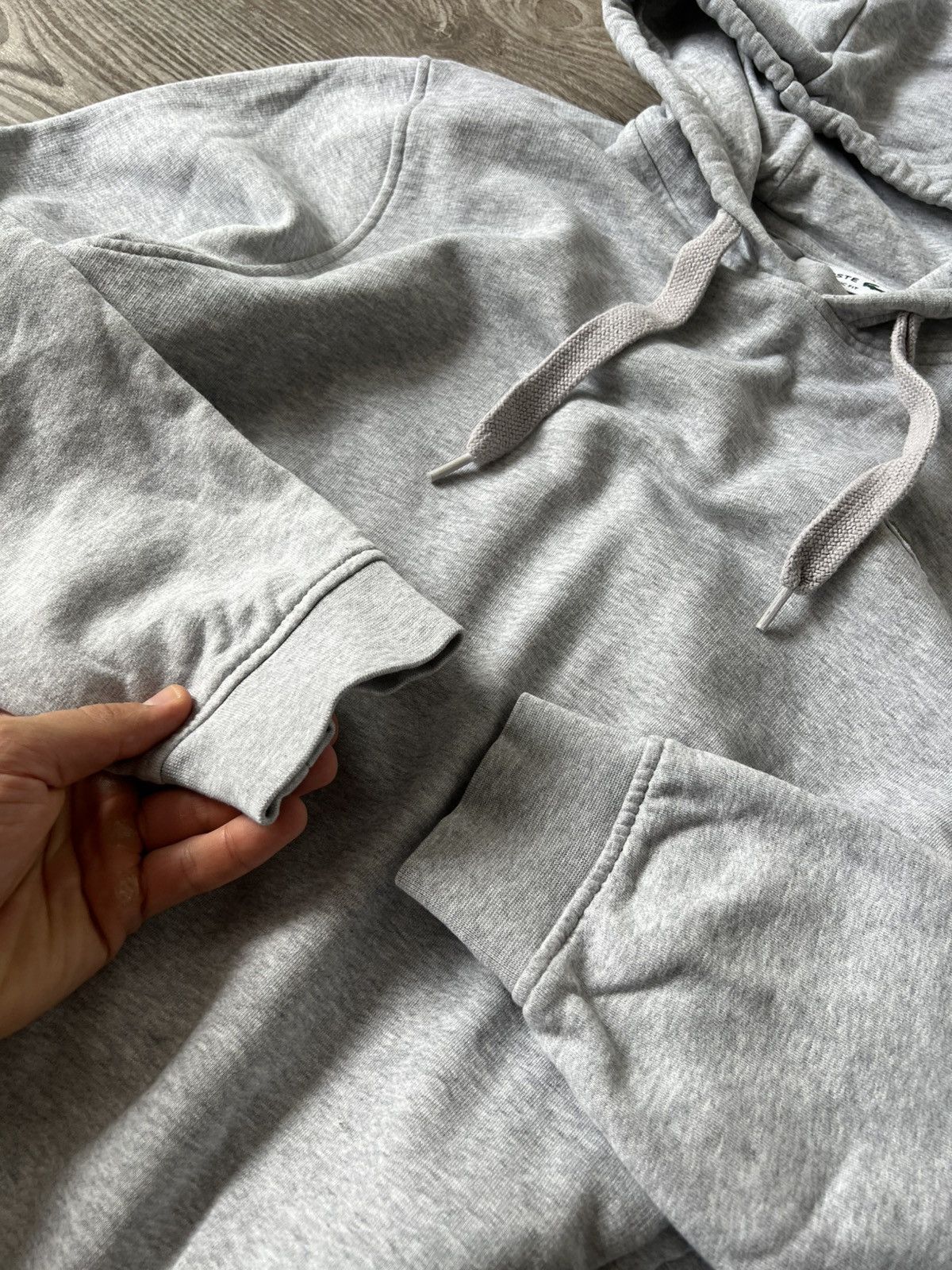 Lacoste Lacoste Casual Streetwear Sport Y2k Drip Gray Hoodie Size US L / EU 52-54 / 3 - 18 Thumbnail