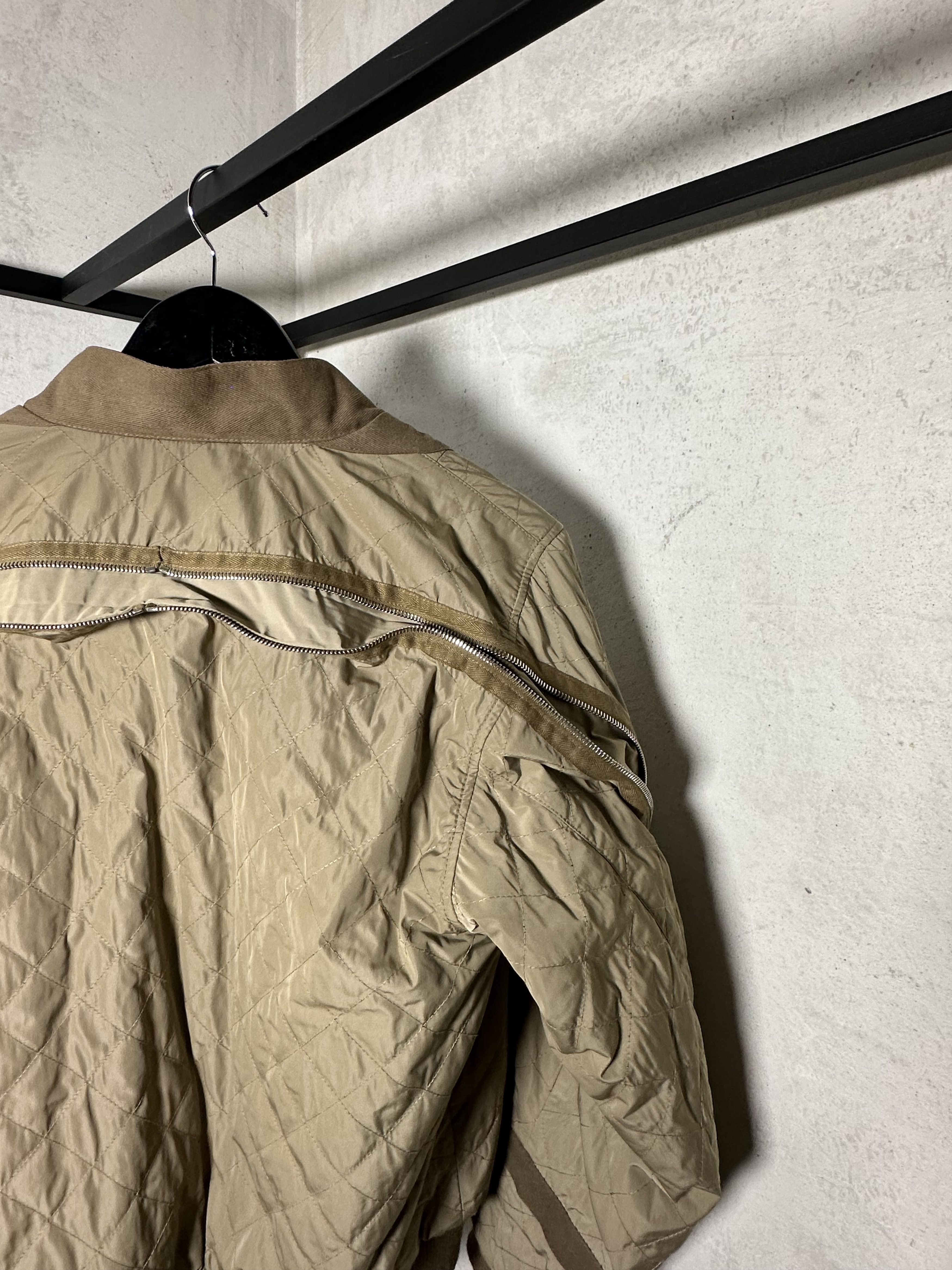 Dries Van Noten ULTRA RARE Dries Van Noten 14AW Nylon Back Zip Bomber Jacket Size US M / EU 48-50 / 2 - 8 Thumbnail