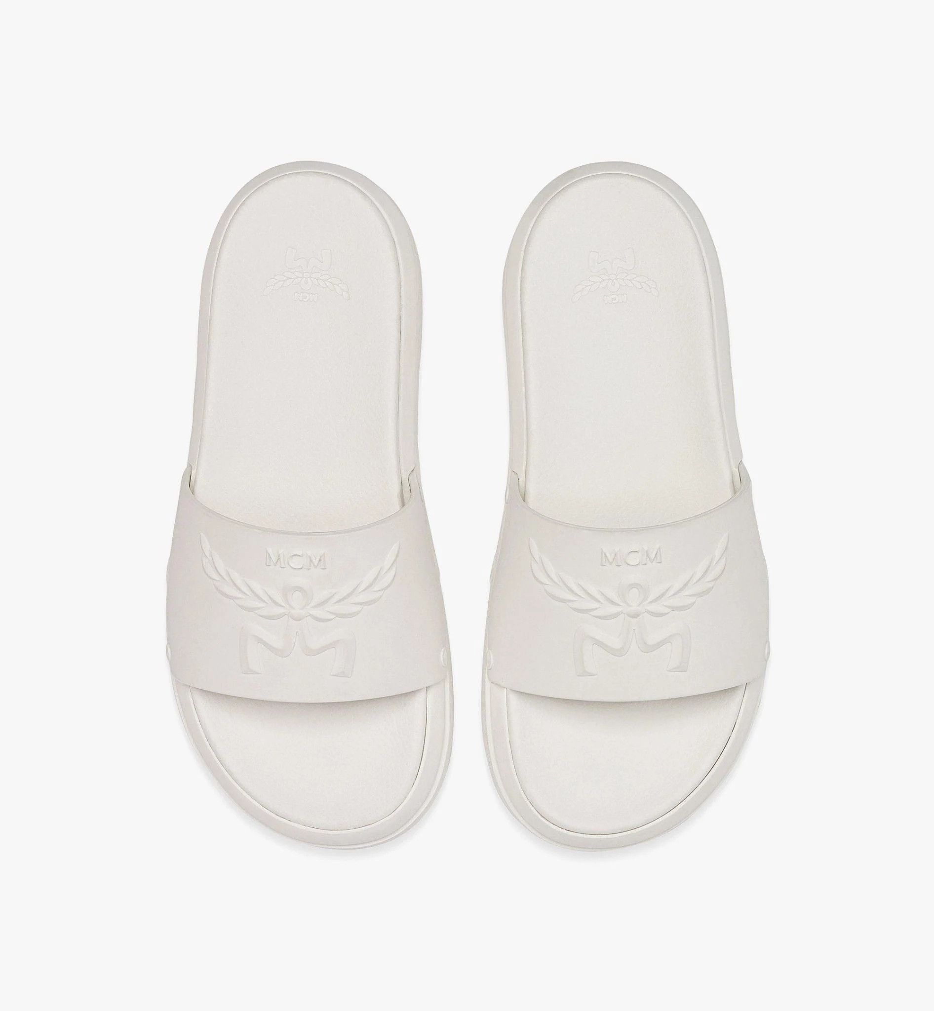 MCM o1mt1gz0525 Slides in White Size US 7.5 / IT 37.5 - 4 Thumbnail