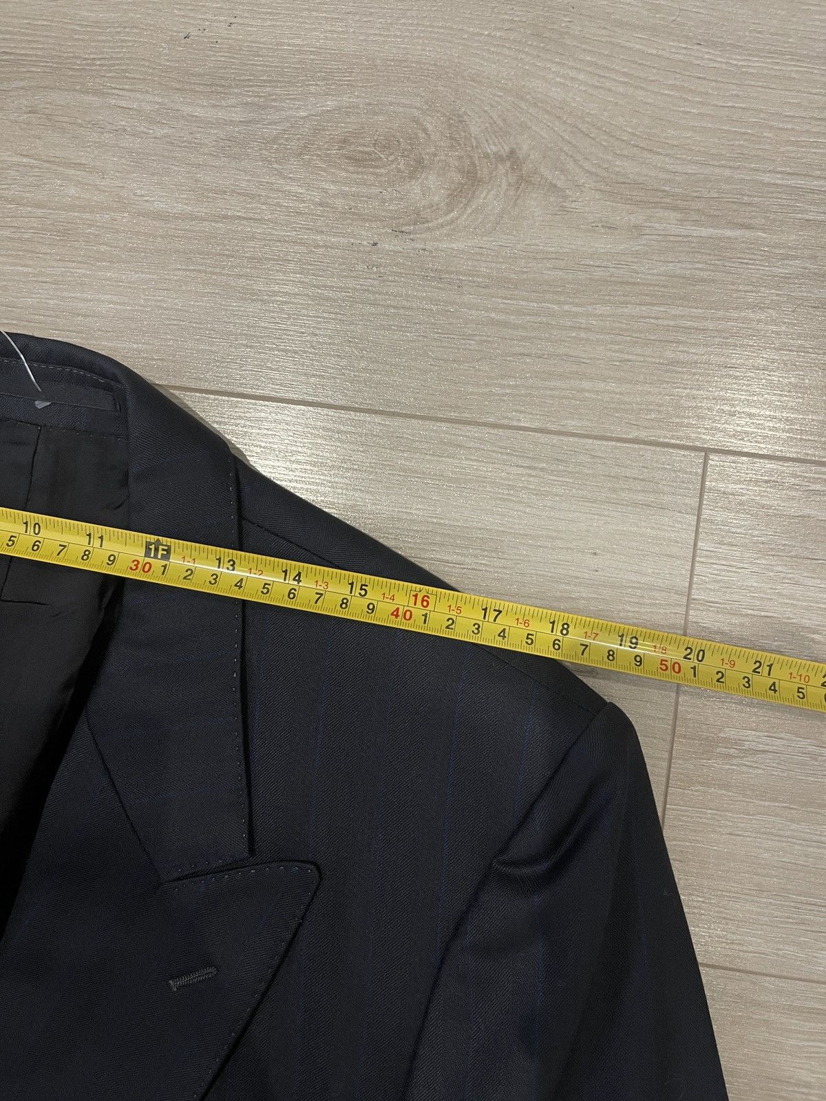 Vintage 🔥Vintage double-breasted blazer classic wool jacket turo 52 Size 42R - 11 Thumbnail