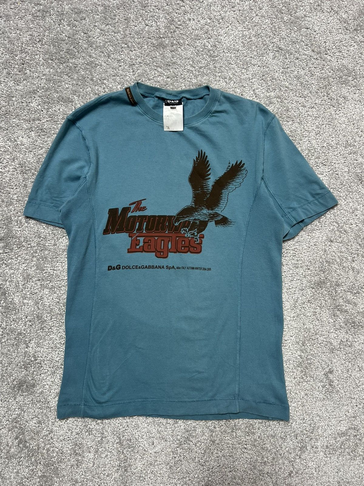 Dolce & Gabbana Dolce & Gabbana The Motorway Eagles Milan AW 2004 2005 Tee Size US S / EU 44-46 / 1 - 1 Thumbnail