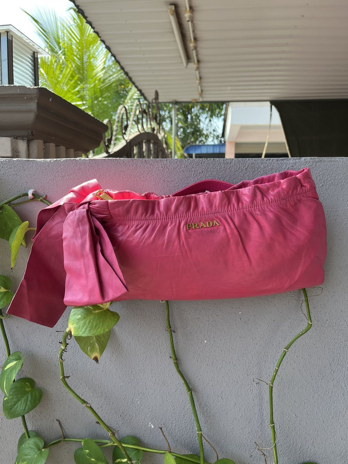 Prada Prada Leather Bow Bag Size ONE SIZE - 5 Thumbnail