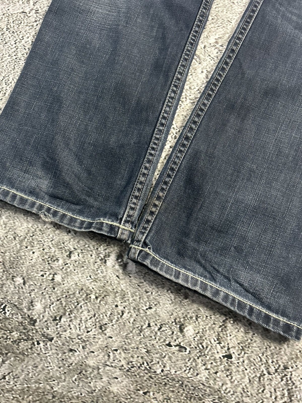 Evisu Evisu x Puma vintage navy jeans mint seagulls Size US 34 / EU 50 - 3 Thumbnail