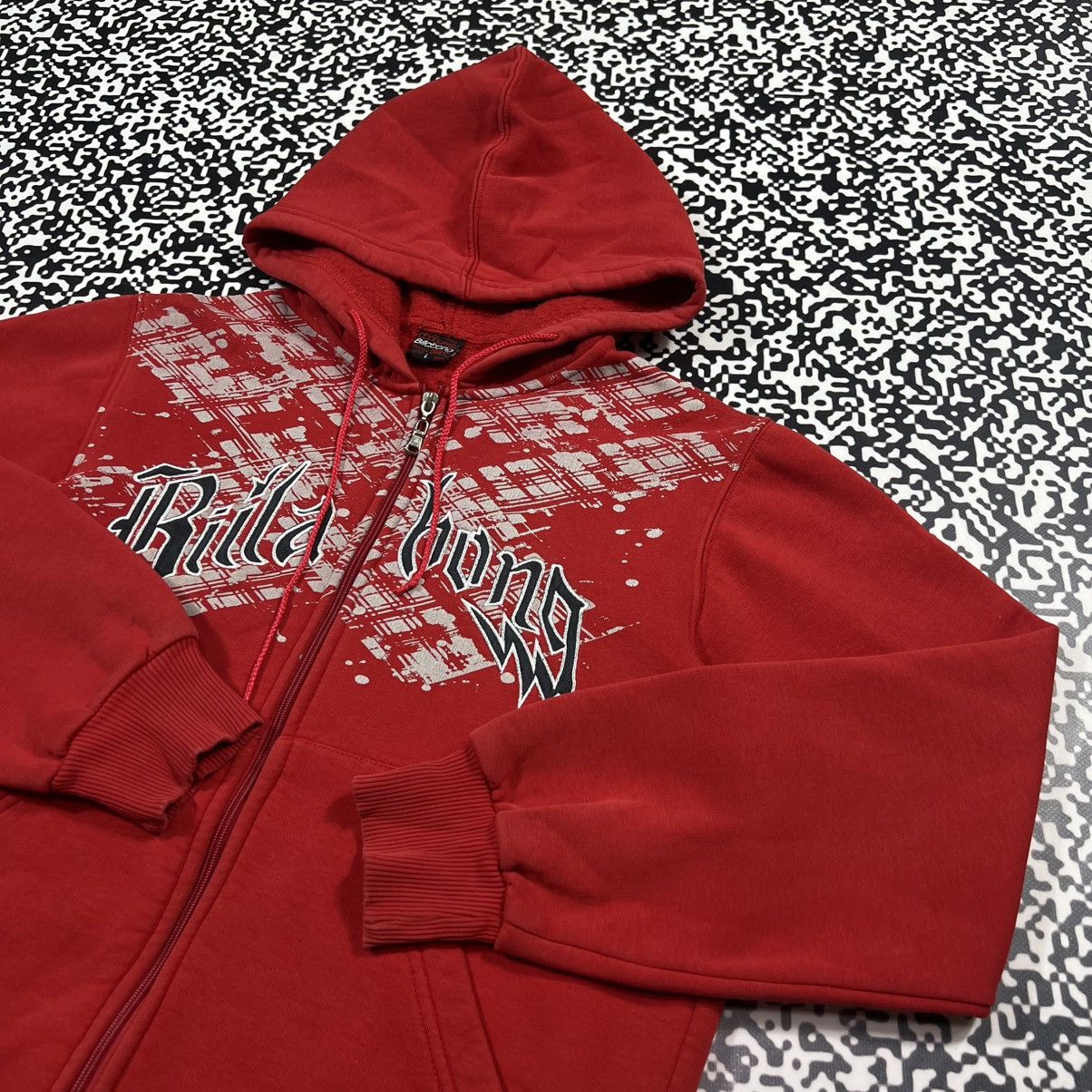 Billabong Vintage Y2K Billabong Surf Affliction Style Retro Zip Hoodie Size US L / EU 52-54 / 3 - 7 Thumbnail