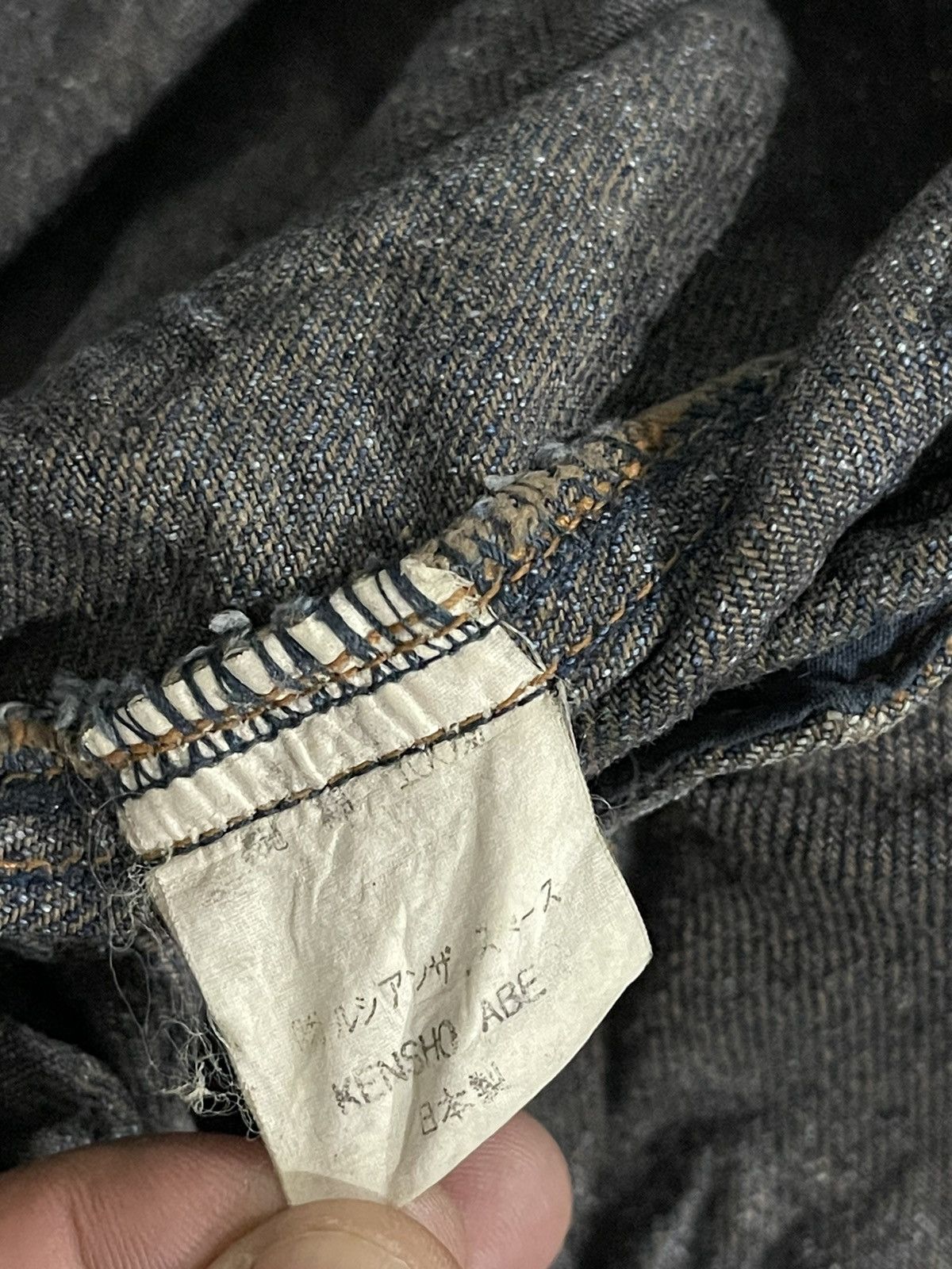 Japanese Brand × Kensho Abe Vintage Kensho Abe Denim Bomber Jacket Size US XL / EU 56 / 4 - 24 Thumbnail