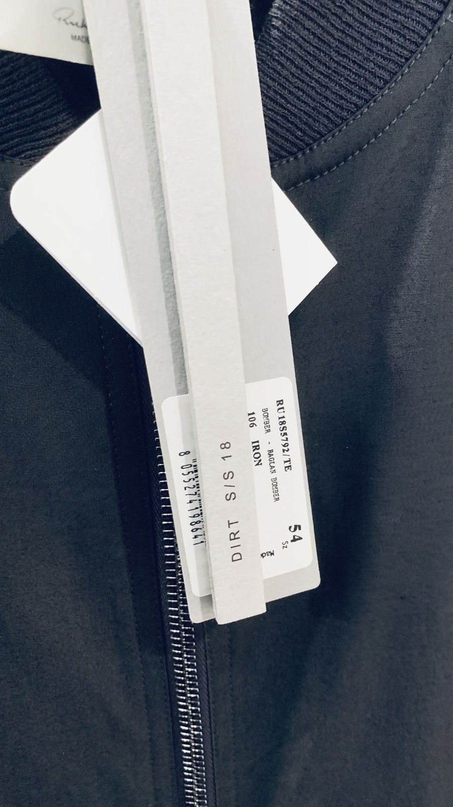 Rick Owens RICK OWENS SS18 DIRT RAGLAN FLIGHT BOMBER JACKET GRAY EU54 Size US L / EU 52-54 / 3 - 13 Thumbnail