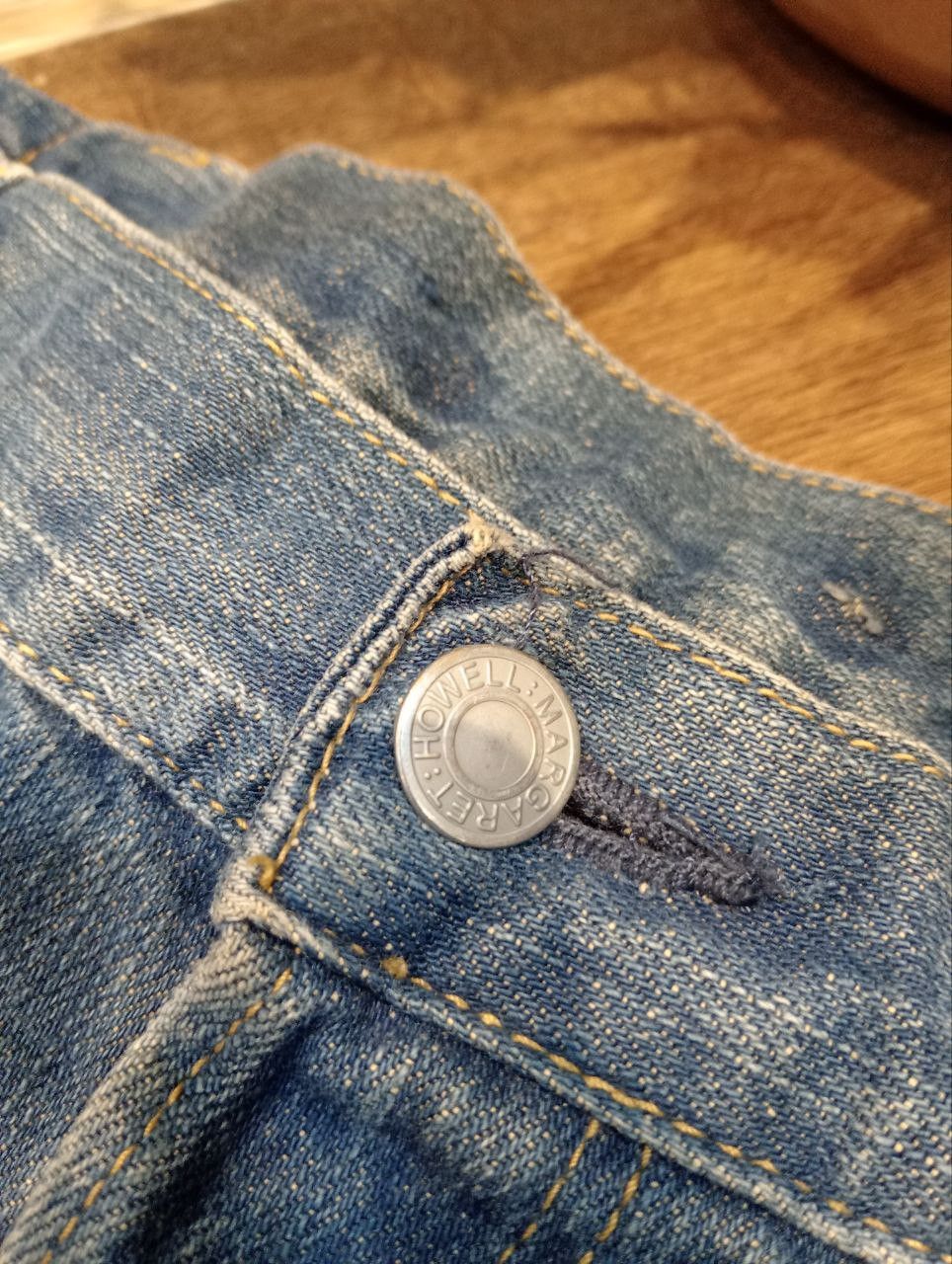 Margaret Howell MARGARET HOWELL X EDWIN BUCKLE BACK JEANS - SIZE 27 Size 27" / US 4 / IT 40 - 8 Thumbnail