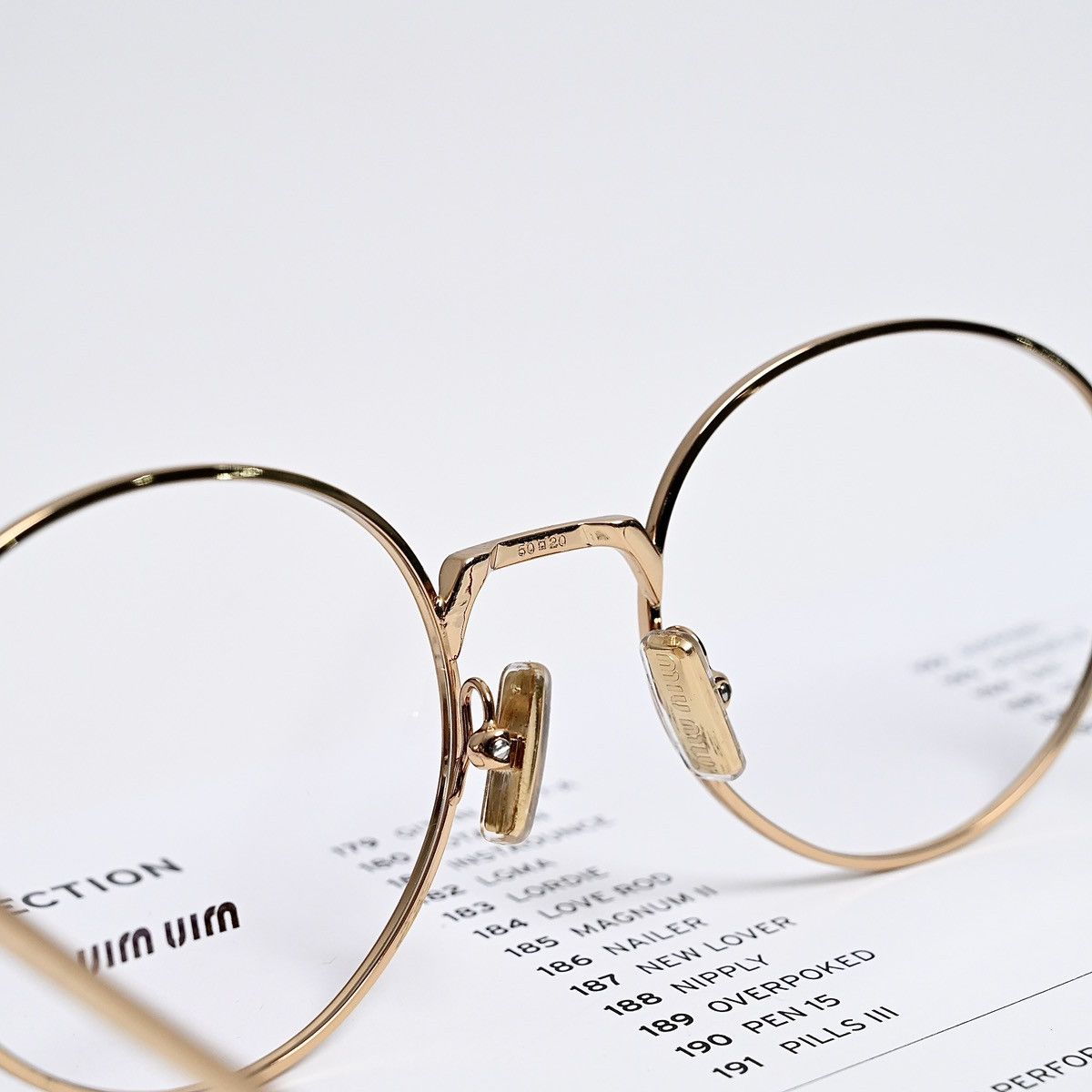 Miu Miu MIU MIU 0MU 52XV GLASSES Size ONE SIZE - 7 Thumbnail