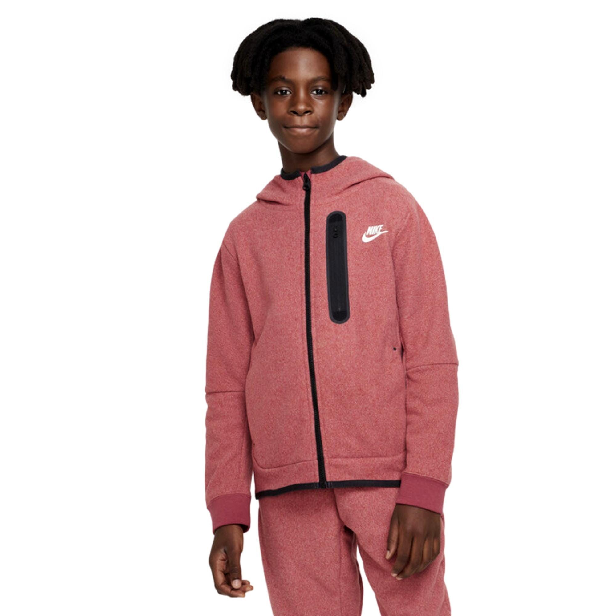 Nike Sportswear Tech Fleece Full Zip Hoodie Red DV3064-691 Size US L / EU 52-54 / 3 - 1 Thumbnail