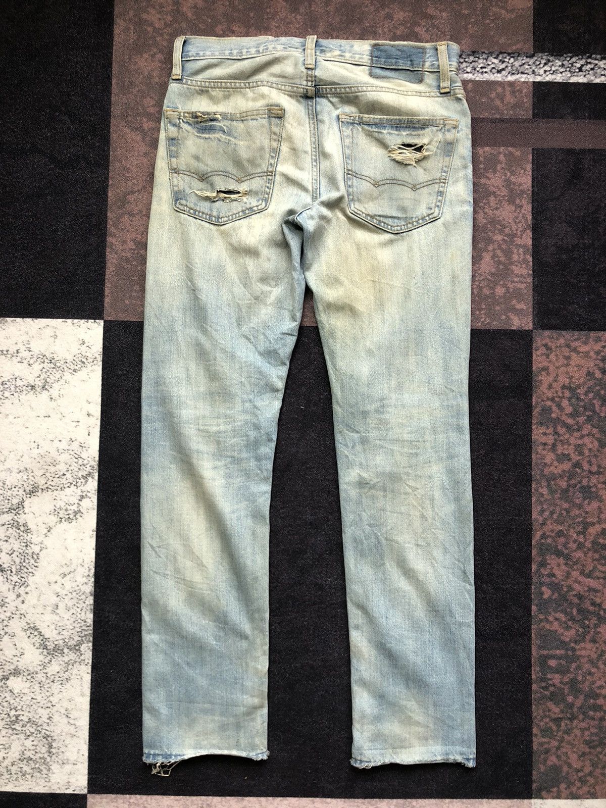 American Eagle Outfitters 💸LASTDROP💸 American Eagle Ripped Rusty Jeans Punk Style Size US 32 / EU 48 - 10 Thumbnail