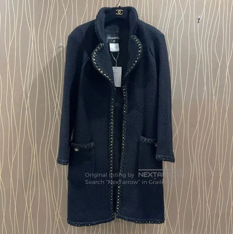 Chanel Chanel Black Alpaca Wool Women's Coat . Size S / US 4 / IT 40 - 1 Thumbnail