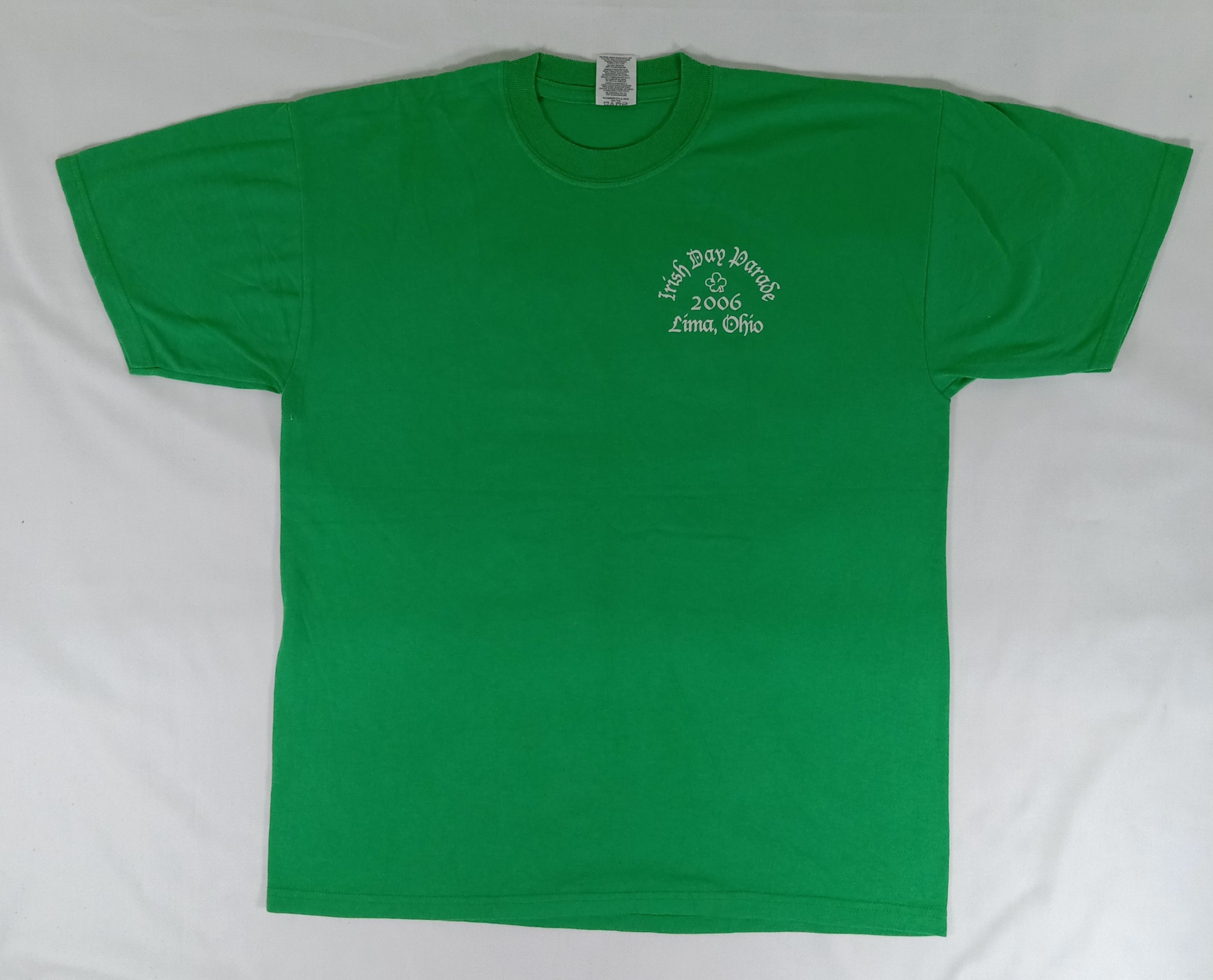 Jerzees Vintage Jerzees Lima Irish Parade 2006 T Shirt Size US L / EU 52-54 / 3 - 3 Thumbnail