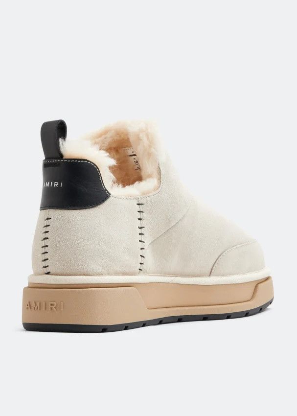Amiri o1w1db10125 Malibu Boots in Off White/Black Size US 8 / EU 41 - 3 Thumbnail