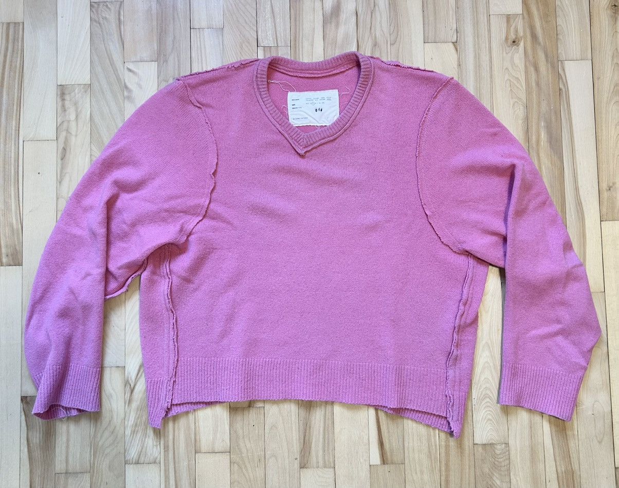 Camiel Fortgens Frankenstein V-Neck Sweater Size US S / EU 44-46 / 1 - 1 Thumbnail