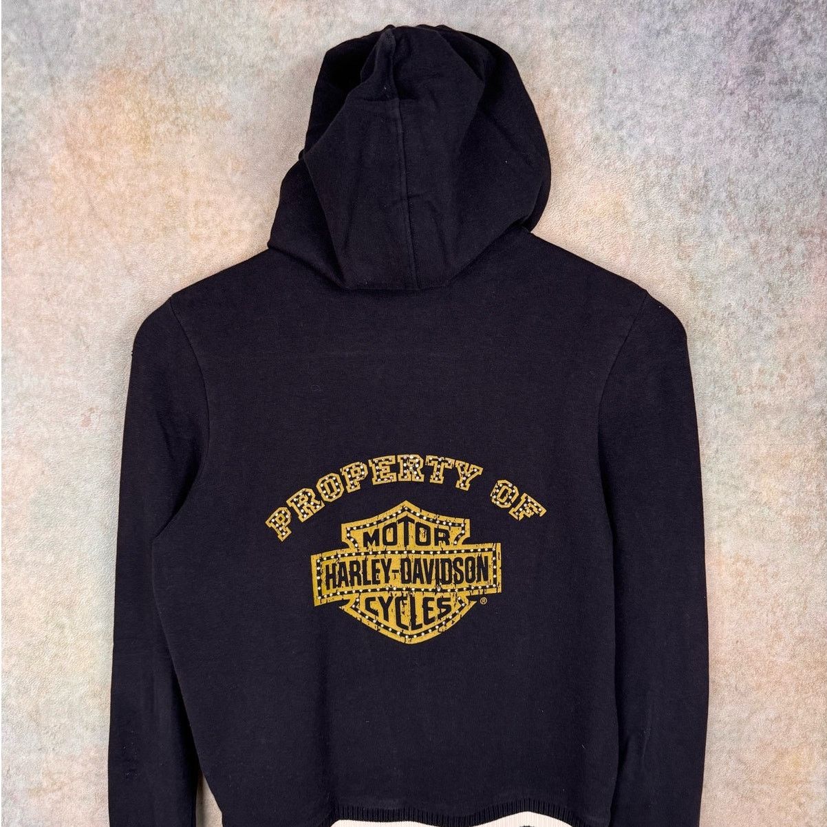 Harley Davidson × Vintage VTG Y2K Harley Davidson Gemstone Hoodie Sweatshirt Black Size S / US 4 / IT 40 - 3 Thumbnail