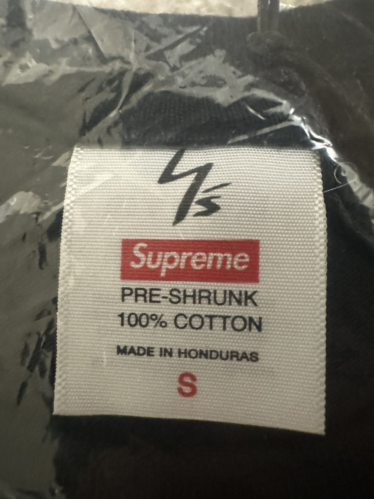 Supreme × Yohji Yamamoto SUPREME YOHJI YAMAMOTO TEE BLACK SIZE SMALL BRAND NEW Size US S / EU 44-46 / 1 - 2 Thumbnail