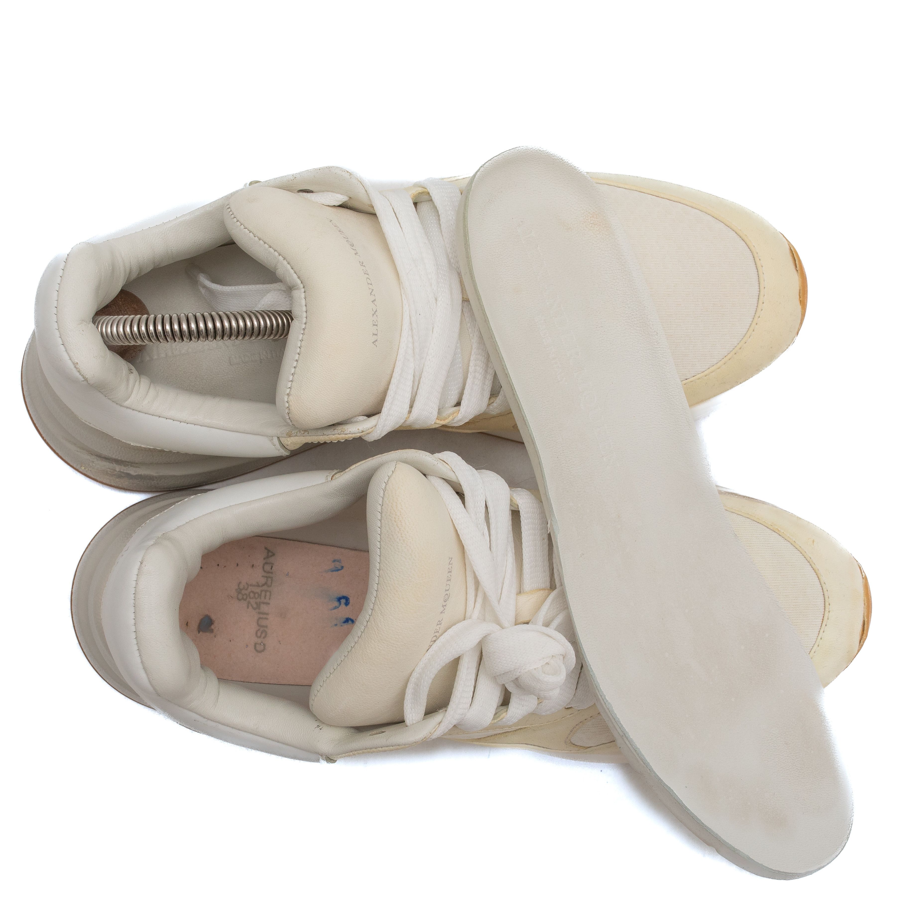 Alexander McQueen ALEXANDER McQEEN Joey Leather Sneakers Size US 8.5 / IT 38.5 - 10 Thumbnail